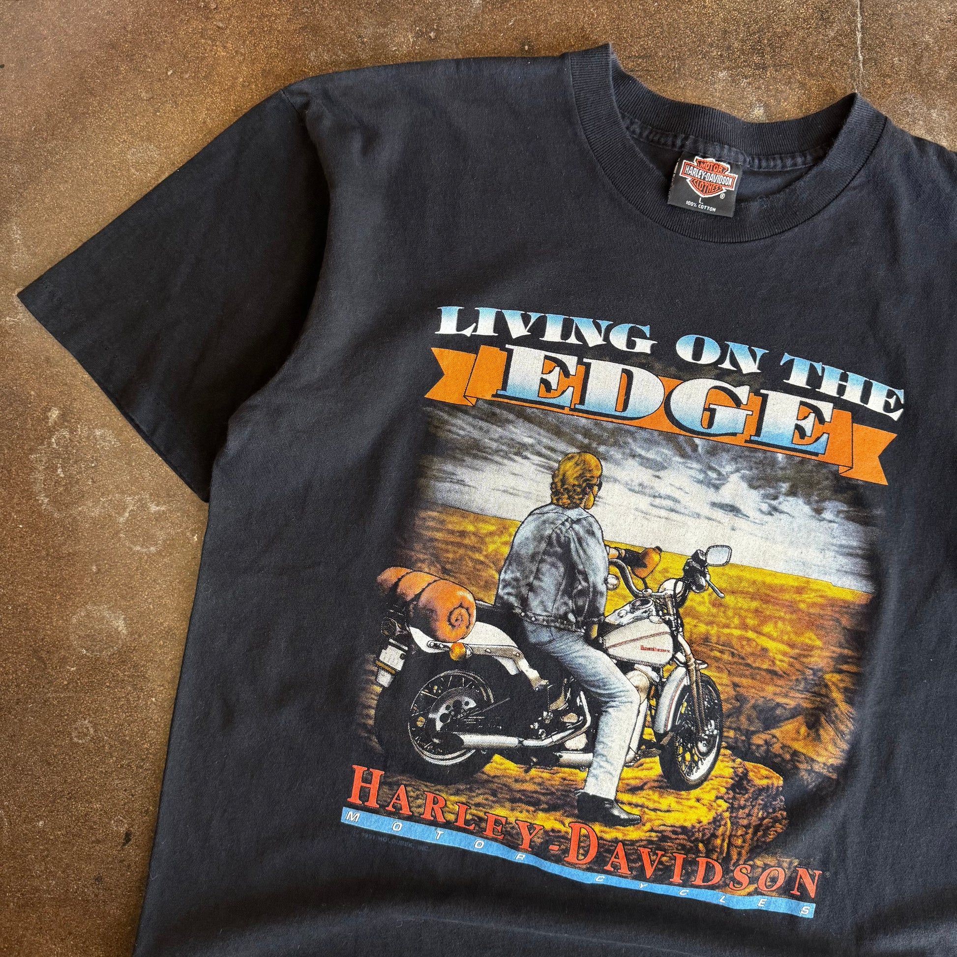 90’s Harley “Living on the Edge” Tee (L)