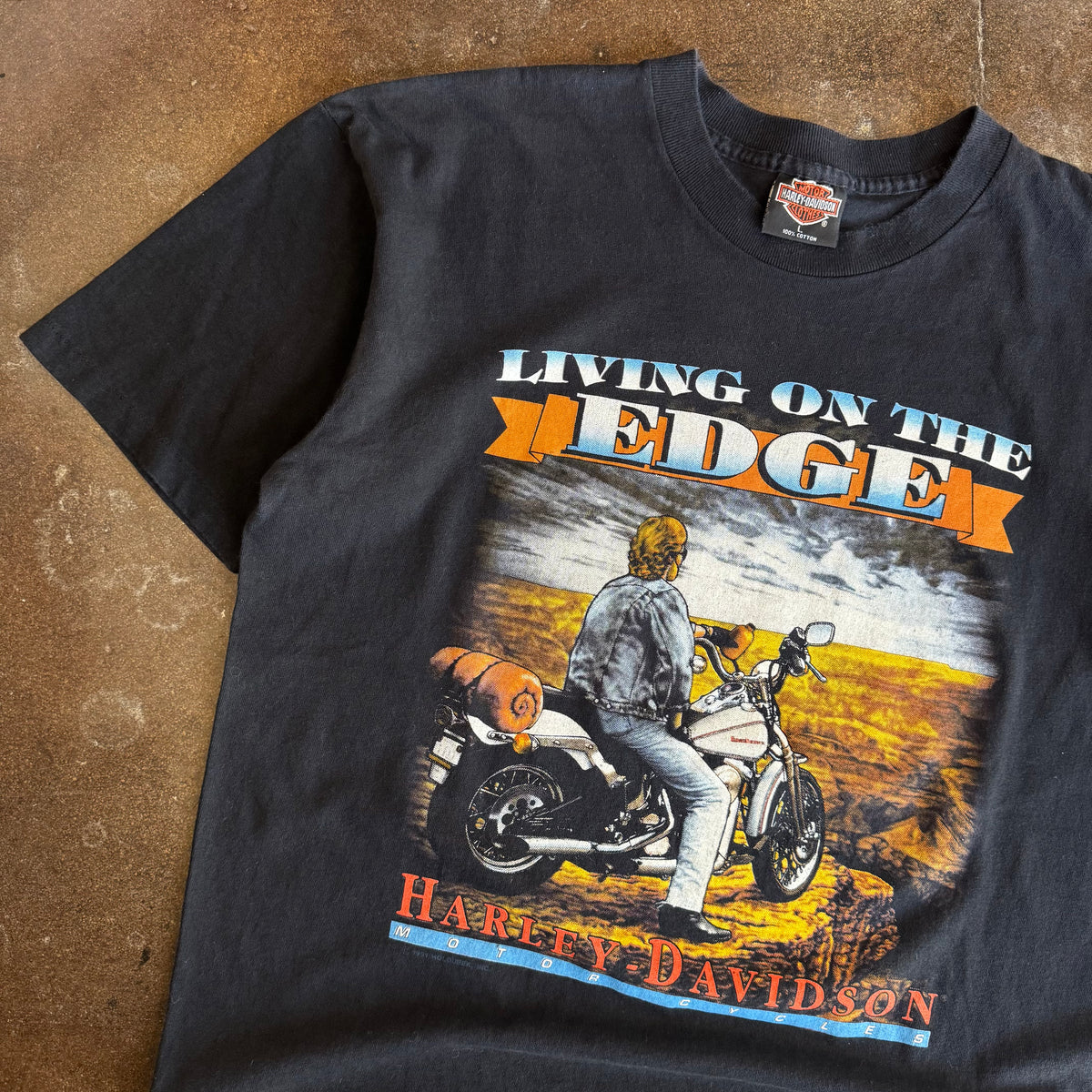 90’s Harley “Living on the Edge” Tee (L)