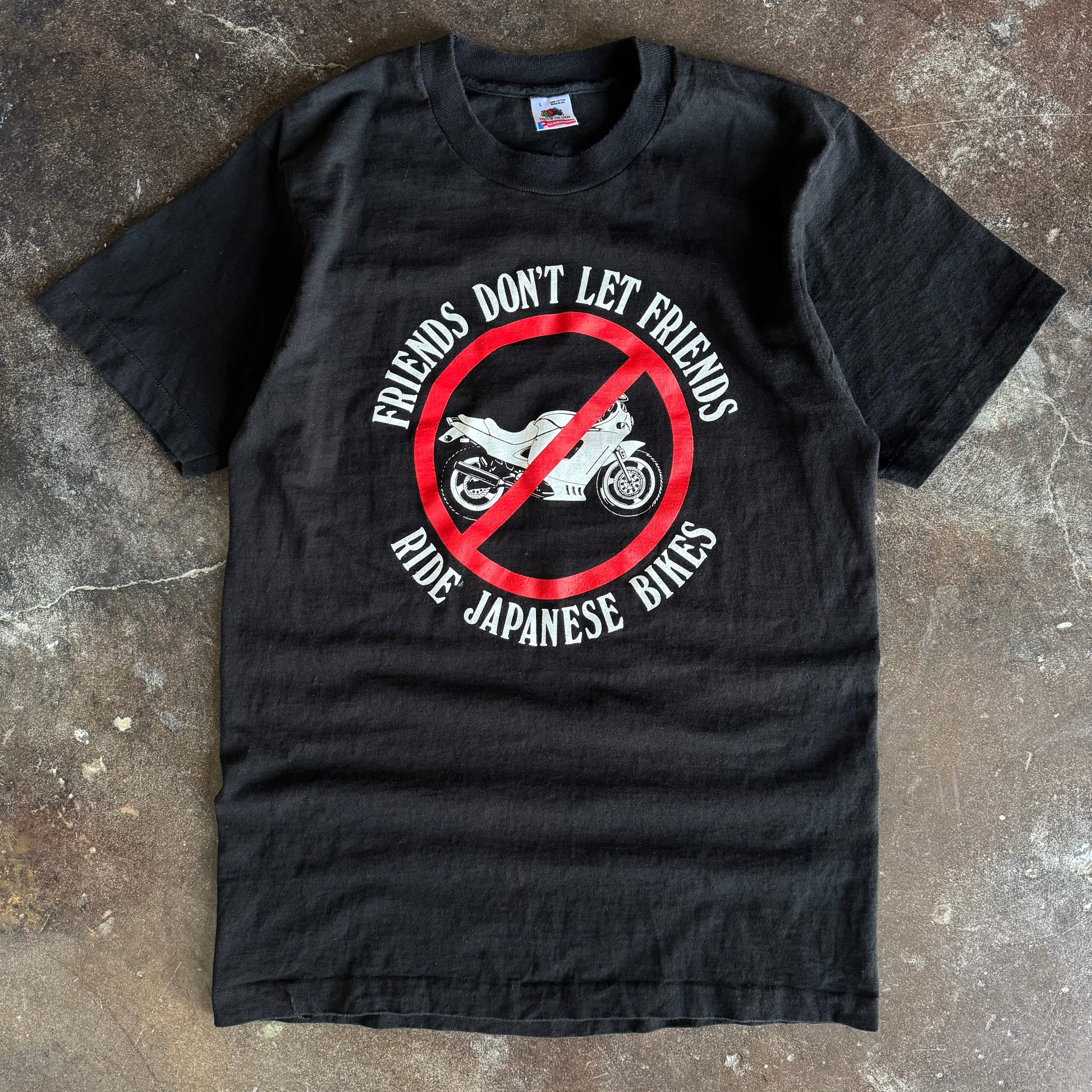 90’s Harley Anti-Import Japanese Bikes Tee (L)