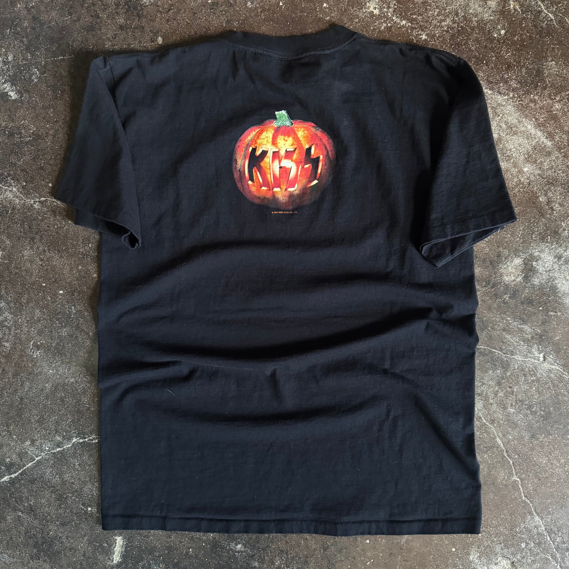 90’s Kiss Pumpkin Faces Band Tee (L)