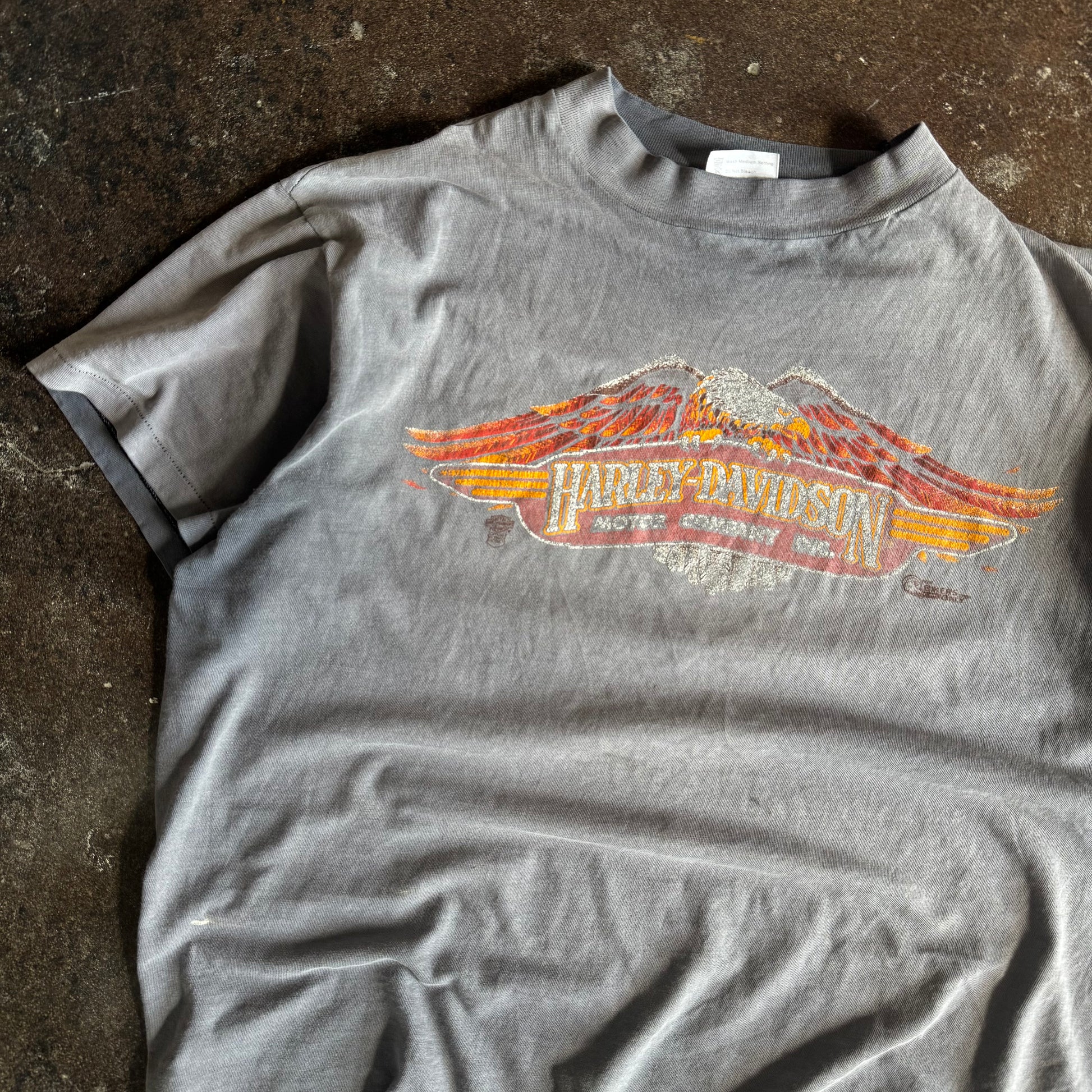 80’s Harley Baltimore Sun Faded Eagle Tee (XL)