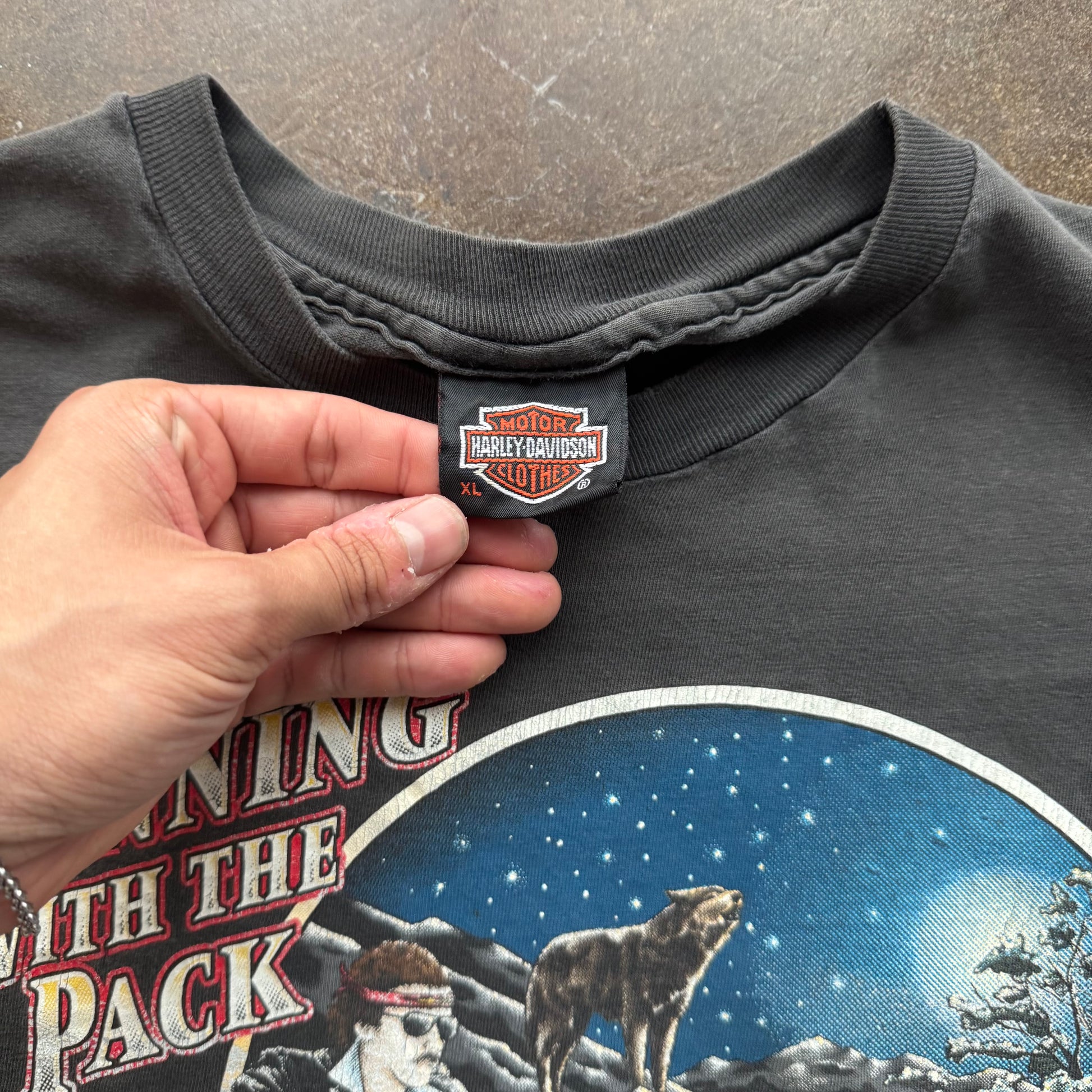 90’s Harley Running with the Pack Tee (XL)