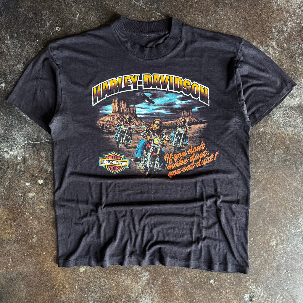 80’s Harley Eat Dust BBQ Tee (L)
