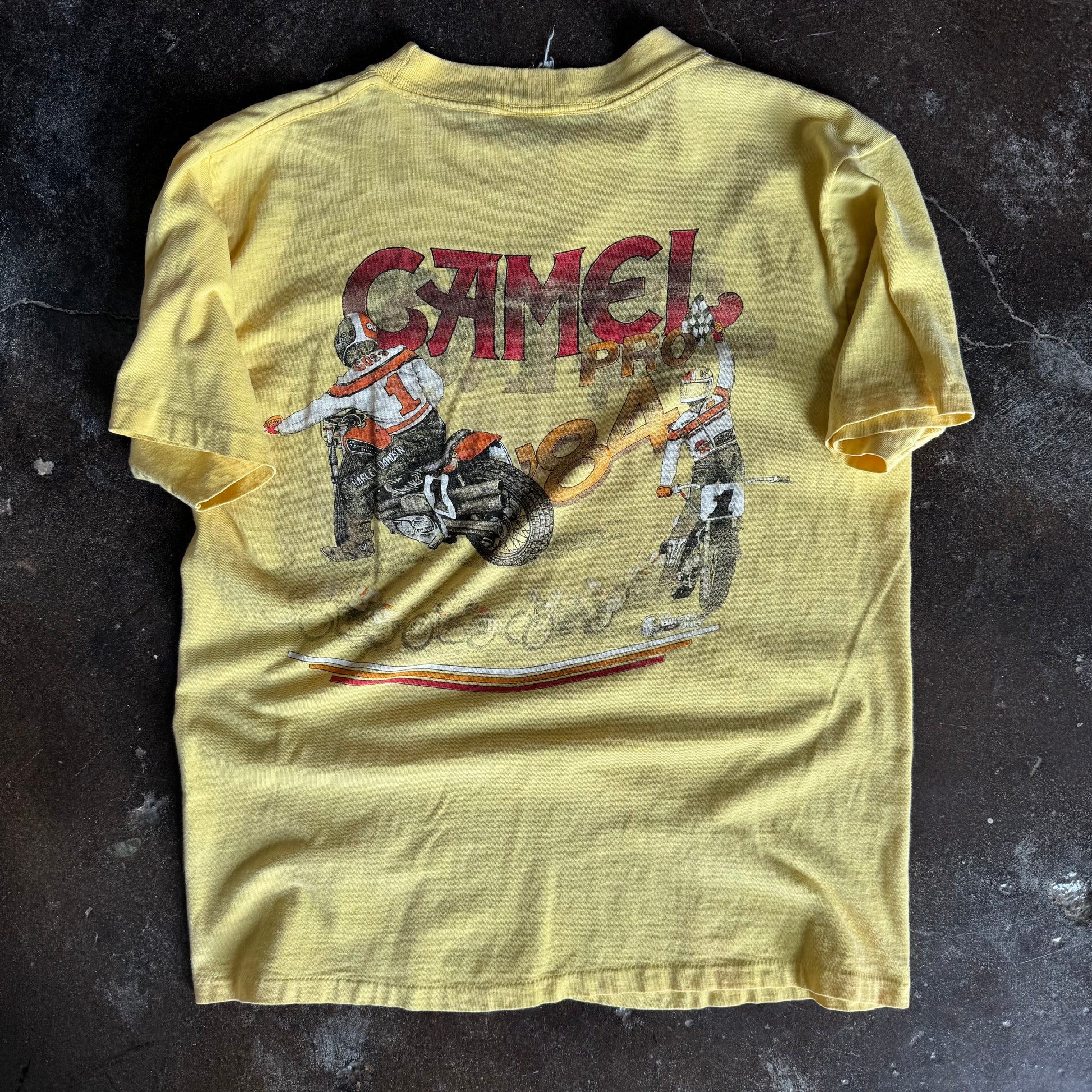 80’s Camel Pro Harley Racing “Bikers Only” Tee (L)