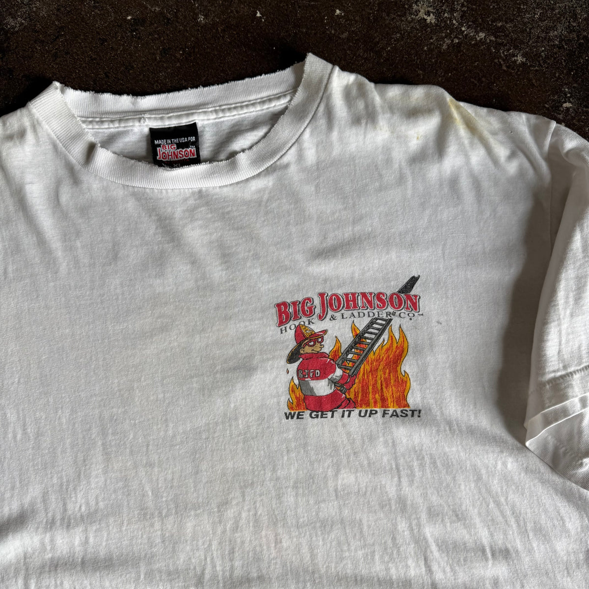 90’s Big Johnson Firefighter Tee (XL)
