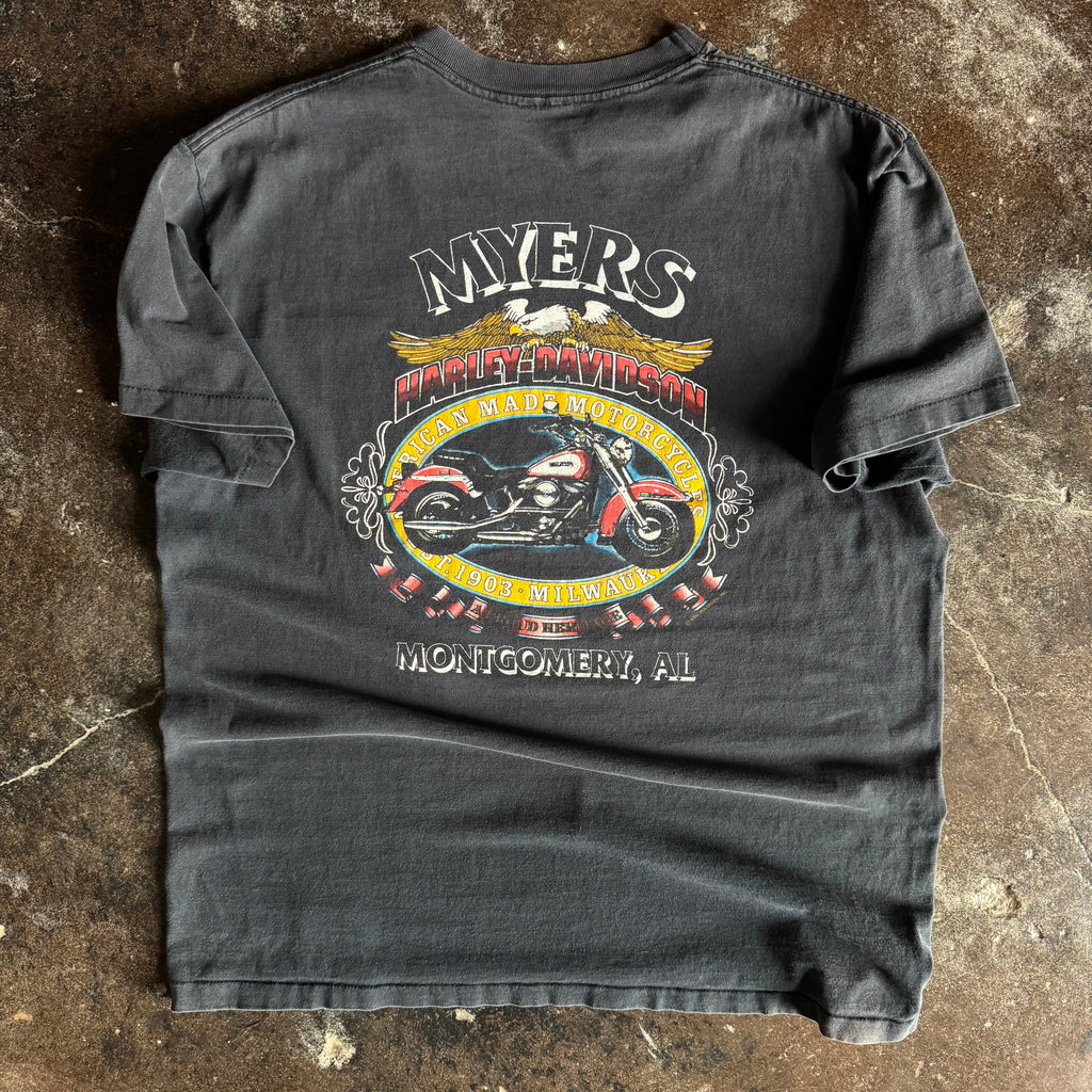 90’s Harley On the Edge Sun Faded Tee (XL)