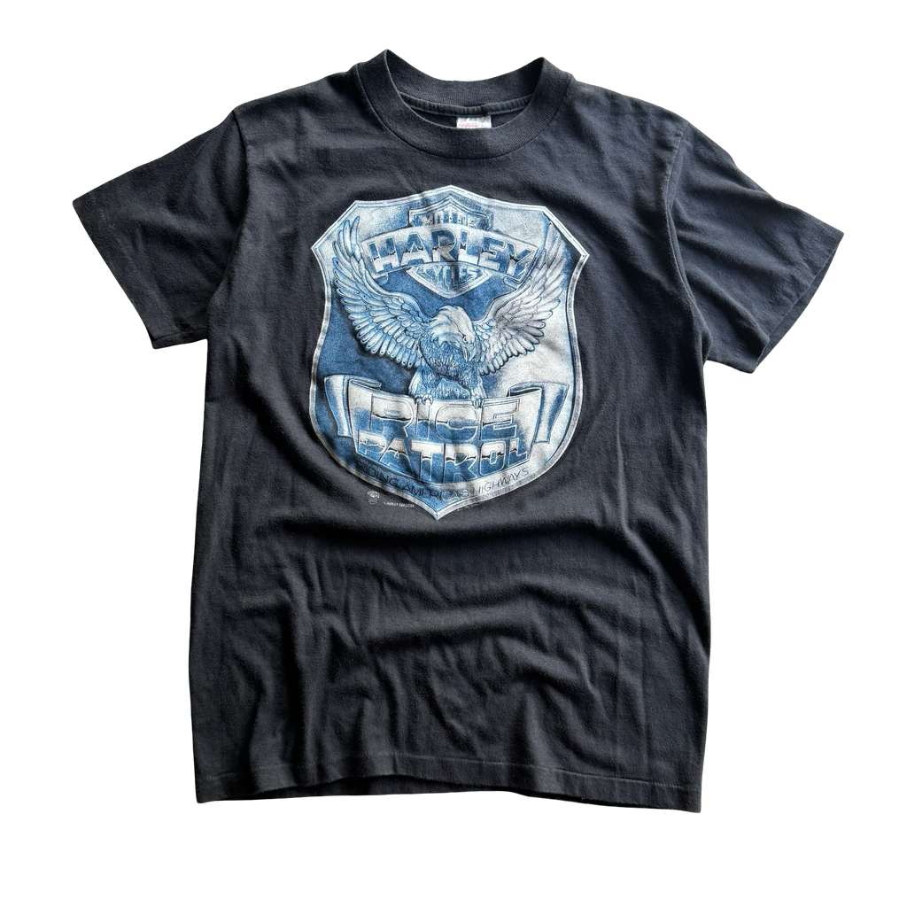 80’s Harley Rice Patrol Police Badge Tee Size M