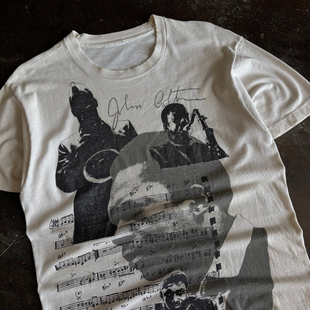 80’s John Coltrane Gear Ink Jazz Tee (L)