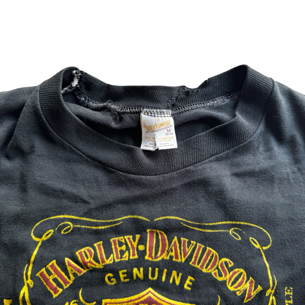 80’s Harley Jack Daniel’s Parody Sleeve Hit Tee Size M