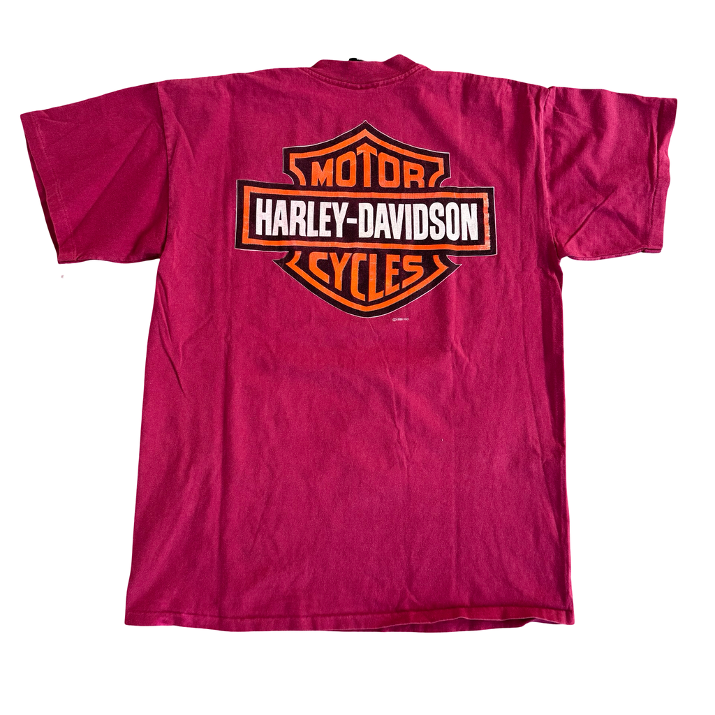 90’s Harley Davidson Bike Photo Tee Size L