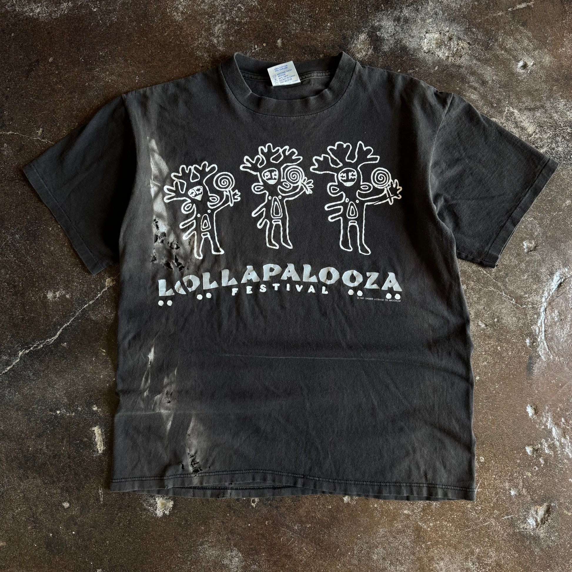 ‘91 Lollapalooza Band Festival Tee (L)