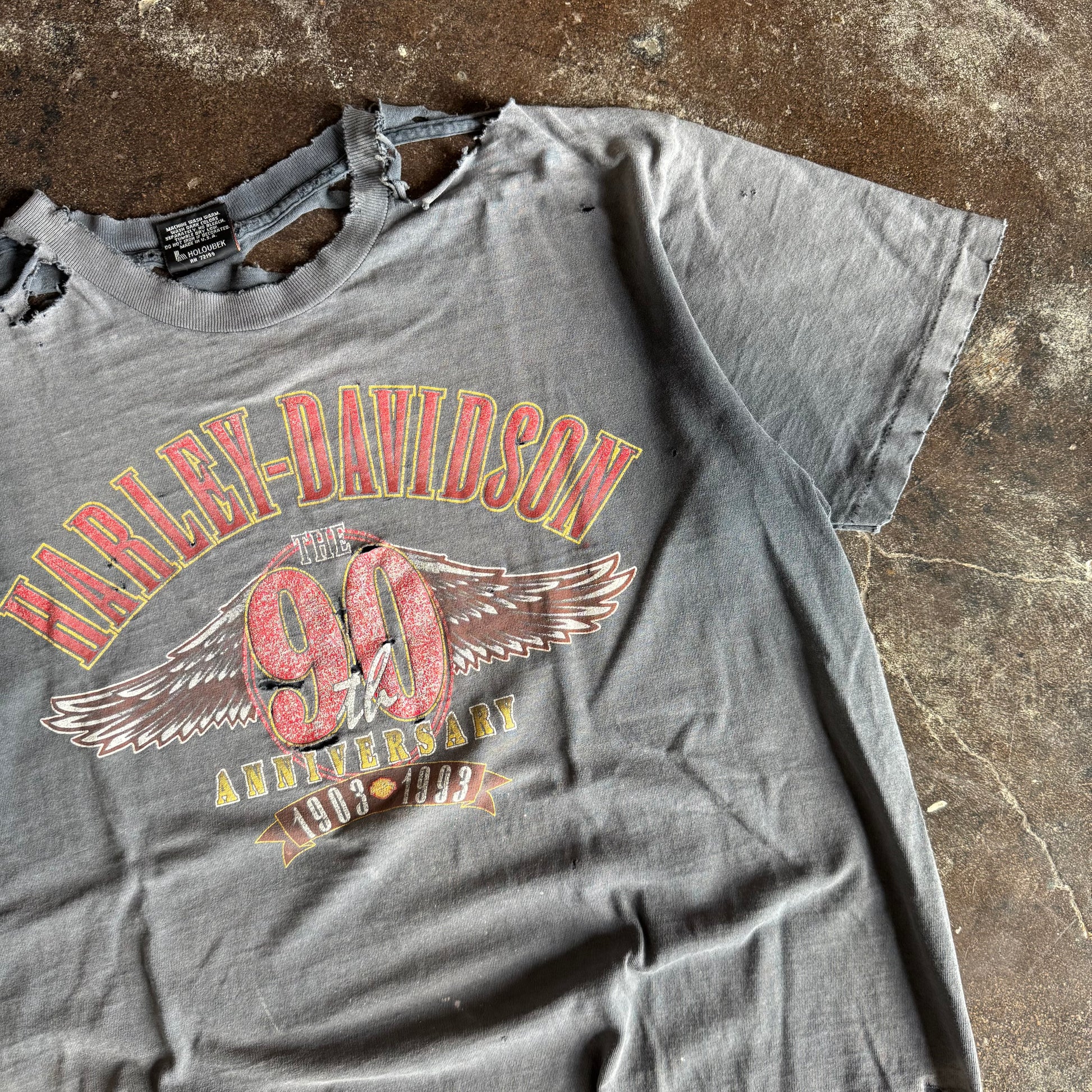 90’s Harley Faded & Thrashed Anniversary Tee (L/XL)