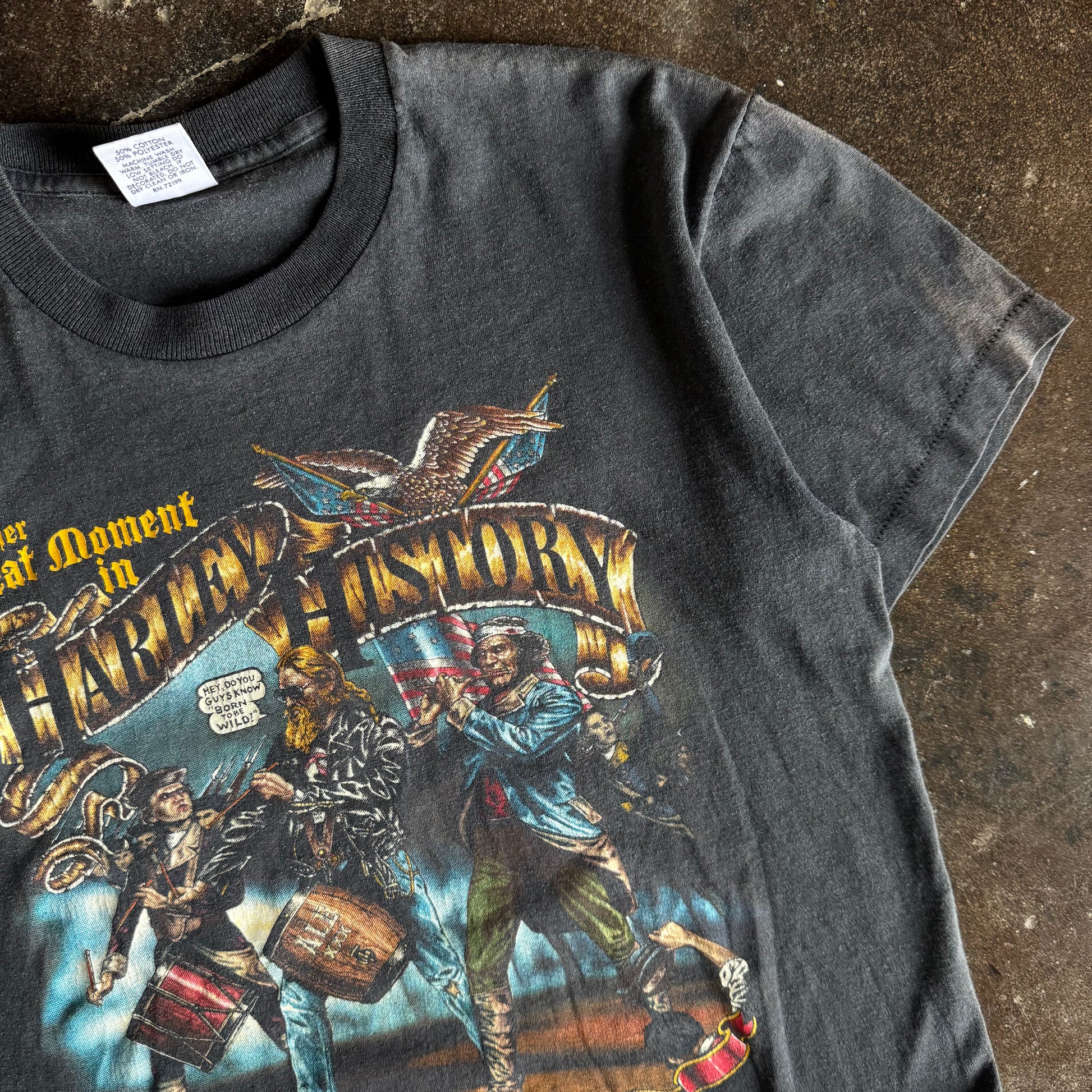 80’s Harley History “Born to Be Wild” Warwick Tee (M)