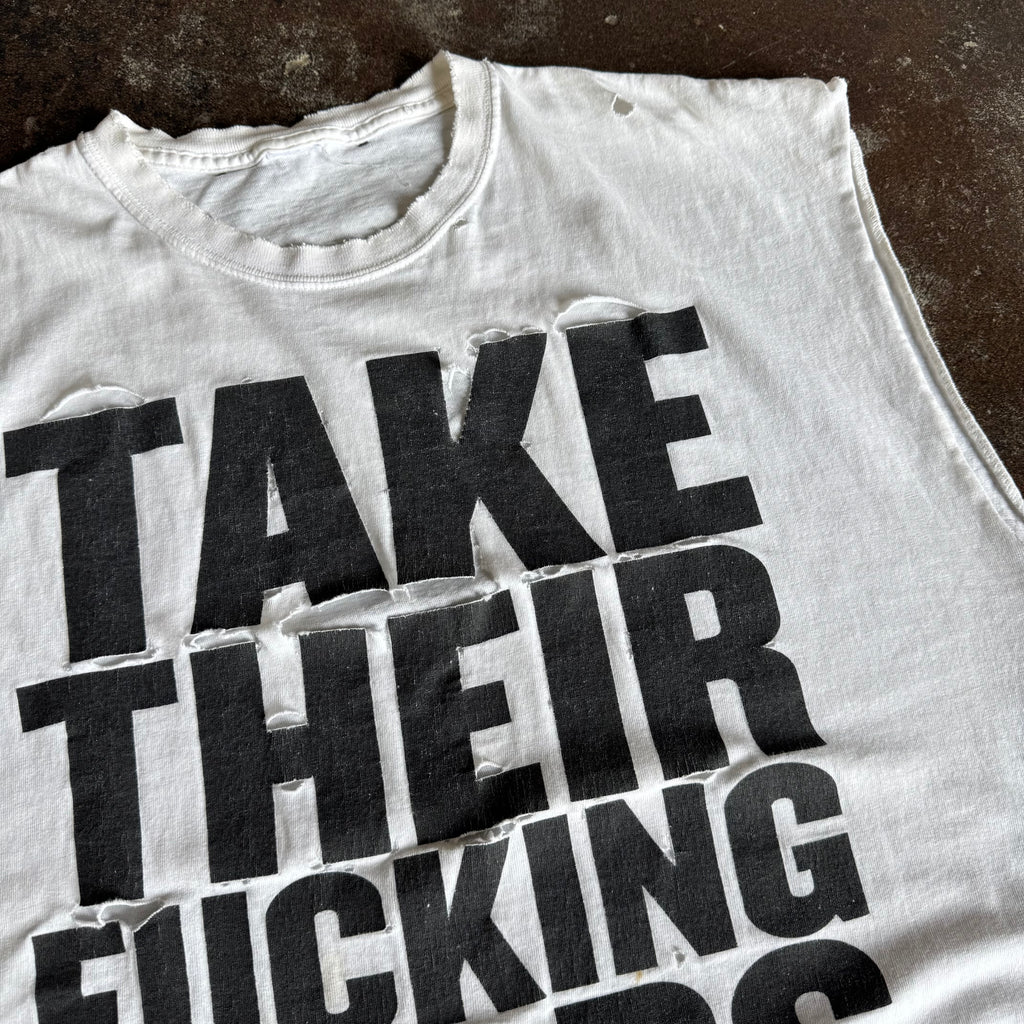Y2K Trivium “Take Their F#% Heads” Cut-Off Tee (XL)
