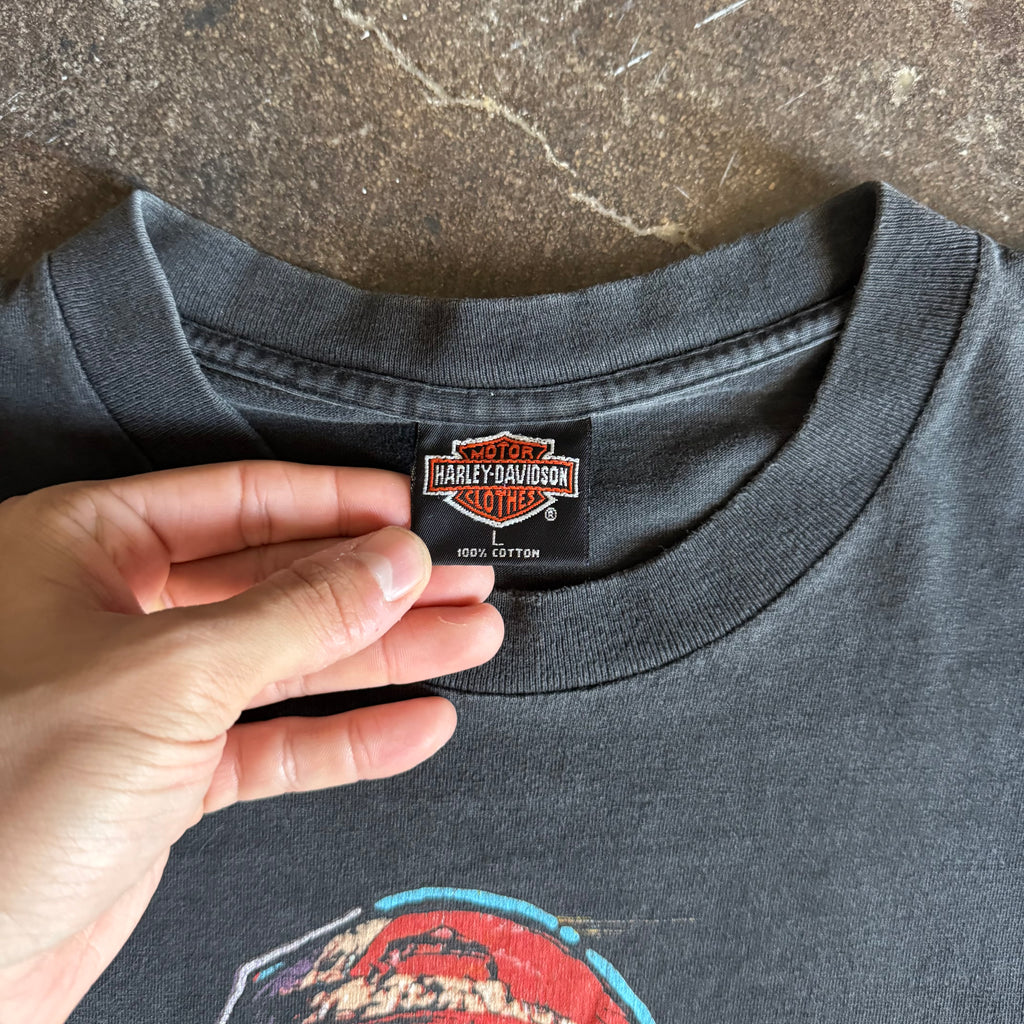 90’s Harley Biker Portrait Switzerland Art Tee (XL)