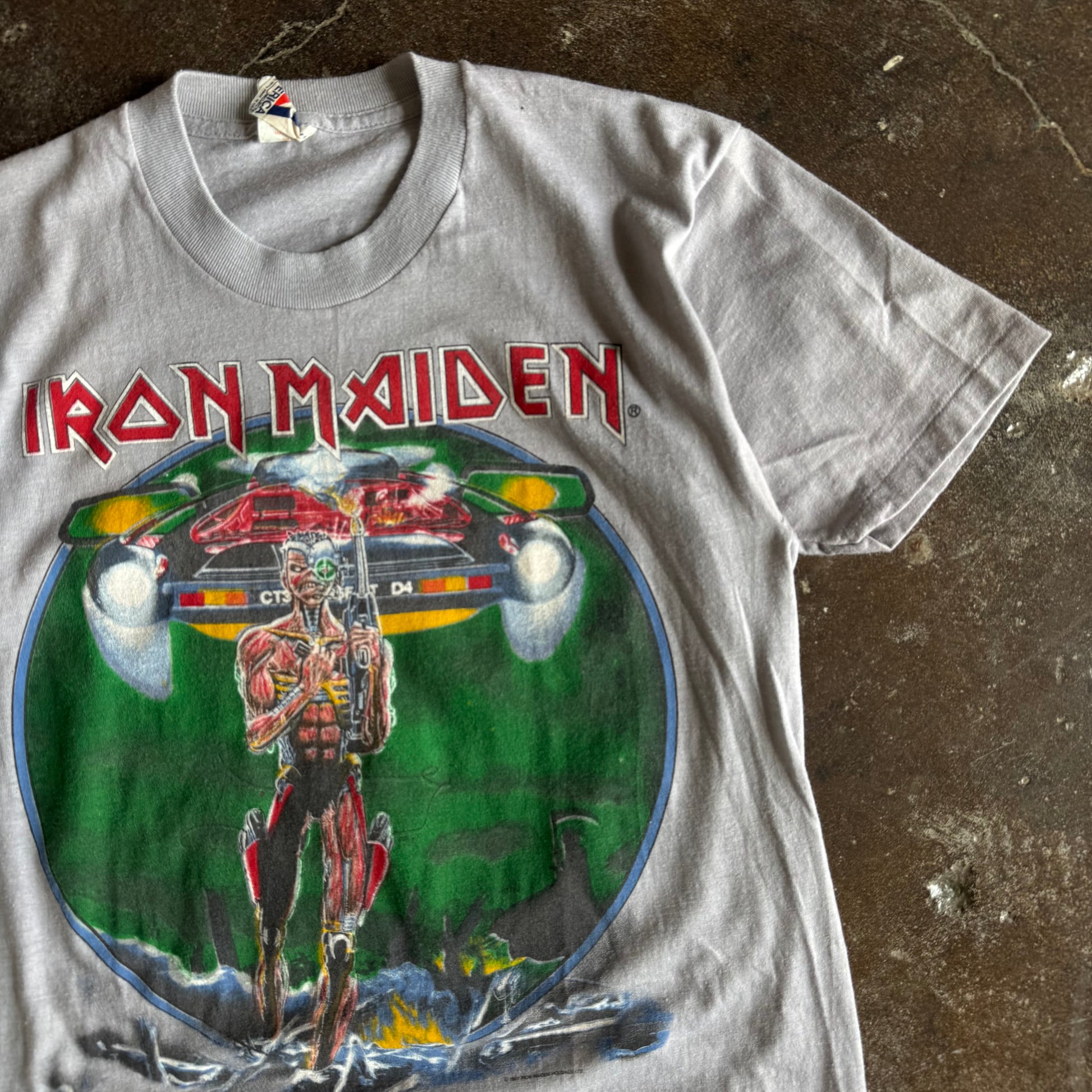80’s Iron Maiden Eddie Lives Band Tour Tee (M)