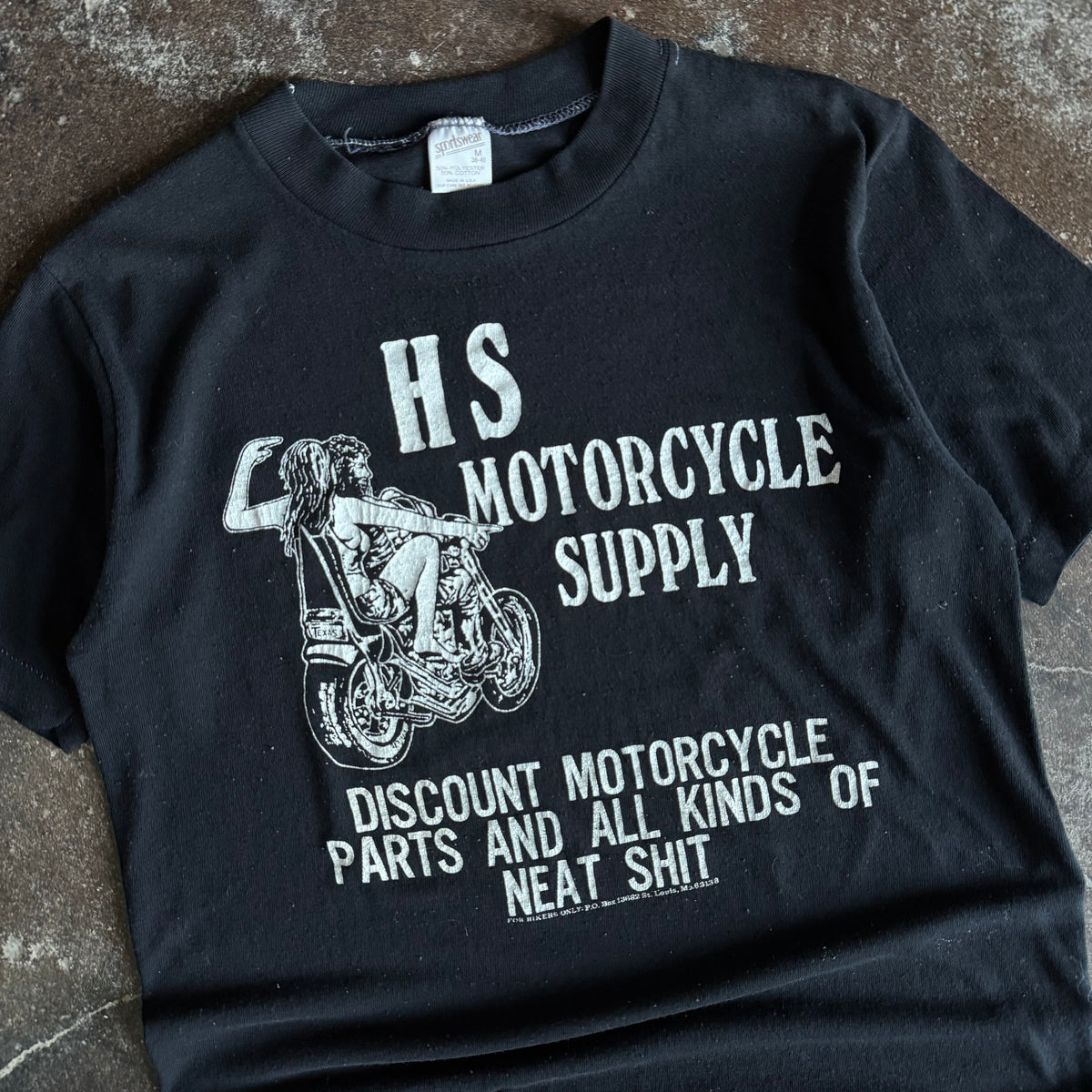 80’s HS Motorcycle Supply “For Bikers Only” Tee (M)