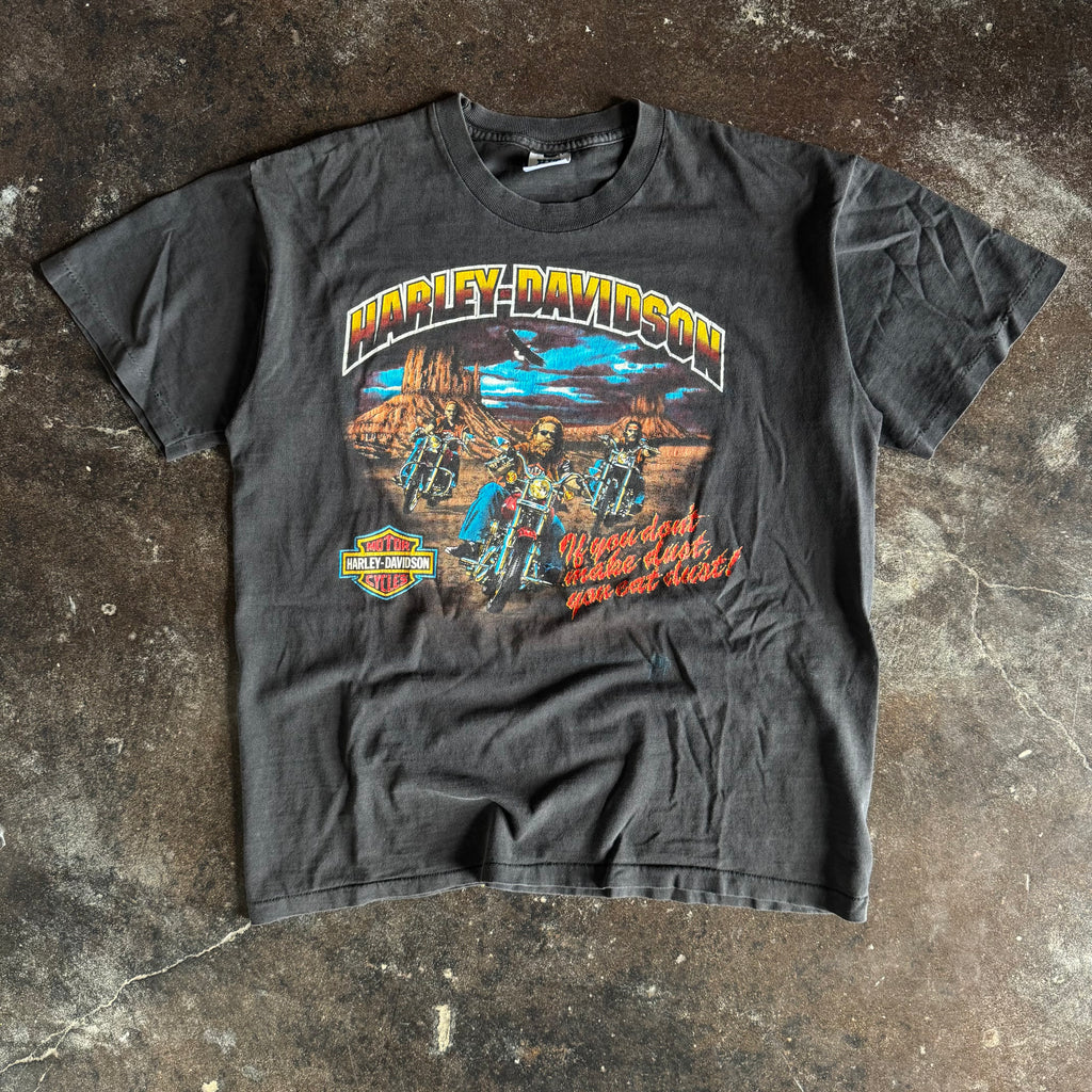 Vintage 1980s Harley-Davidson Make Dust or Eat Dust biker t-shirt