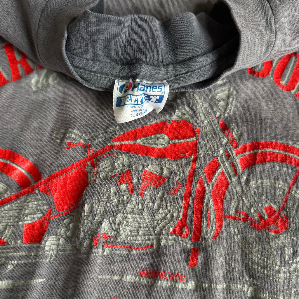 80’s Harley Cycle Recycle Sun Faded Tee (XL)