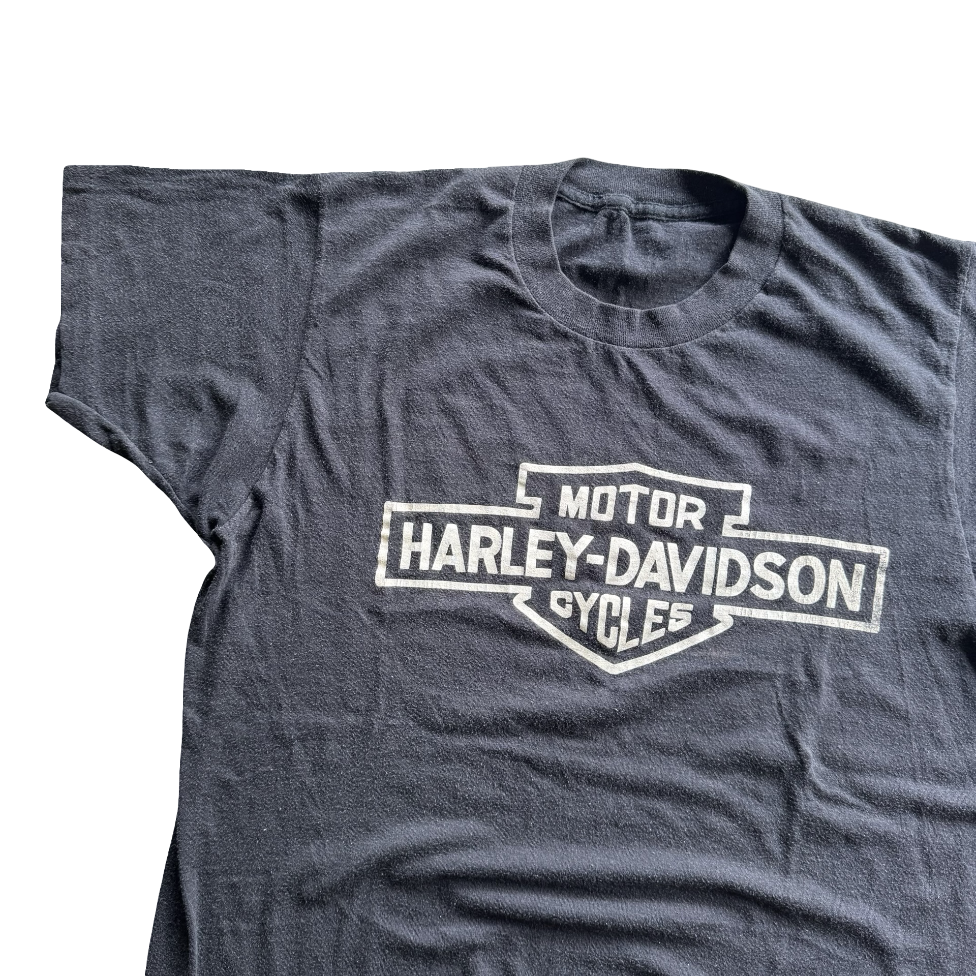 70’a Harley Emblem Essential E&M Tee Size L