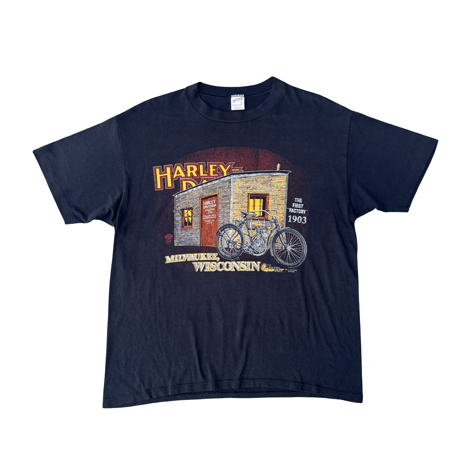 80’s Harley Davidson First Factory Milwaukee Tee Size L