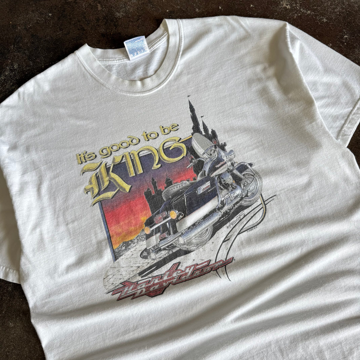 90’s Y2K Harley “Good To Be King” Tee (XL)