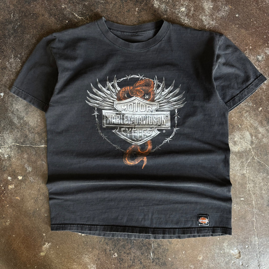 Y2K Harley Snake Emblem Tee (XL)