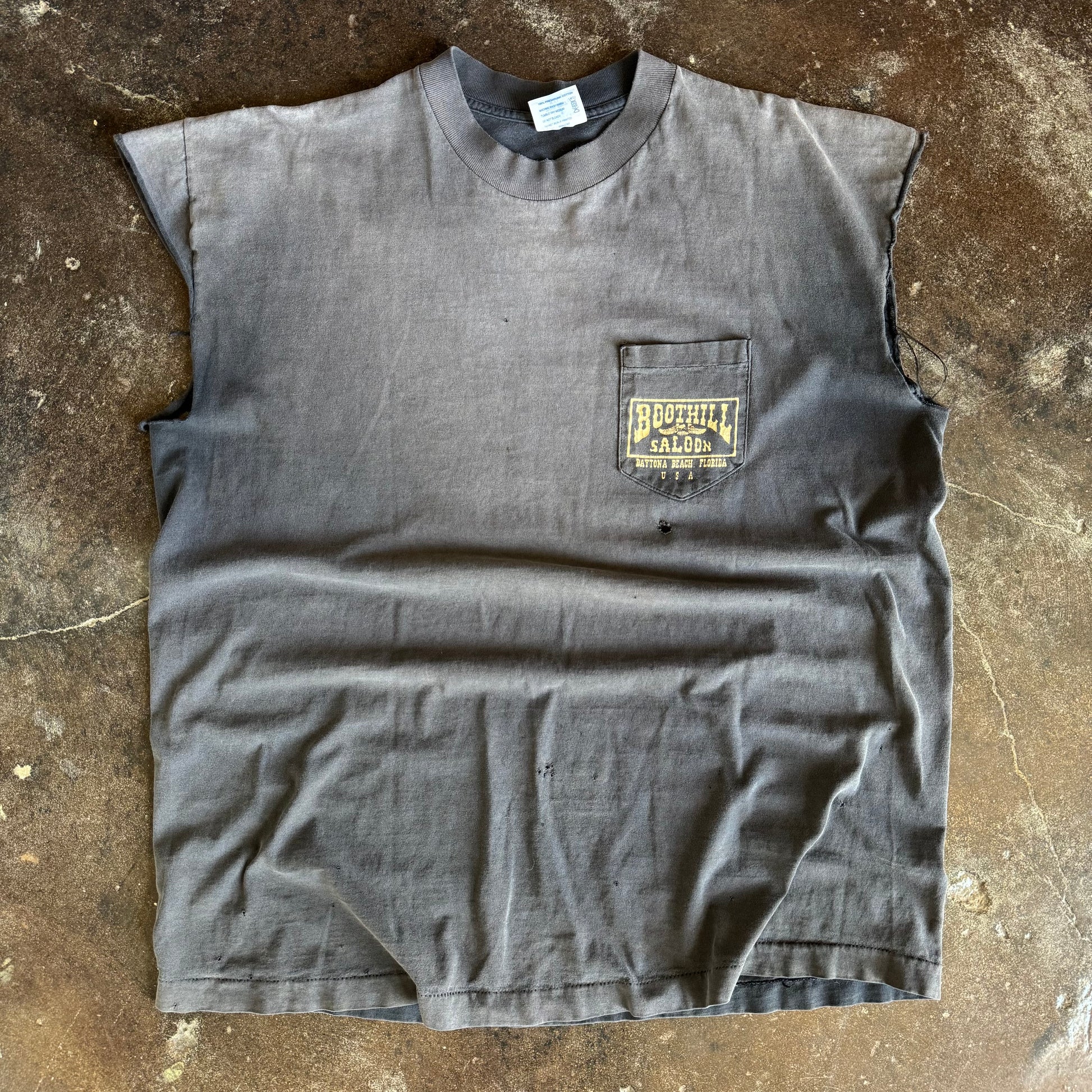 90’s Sun Faded Boothill Saloon Cutoff Tee (XXL)