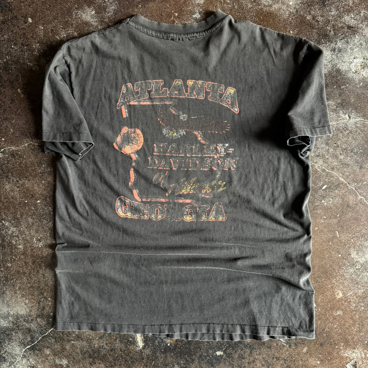 90’s Harley Night Flight Sun Faded Tee (L)