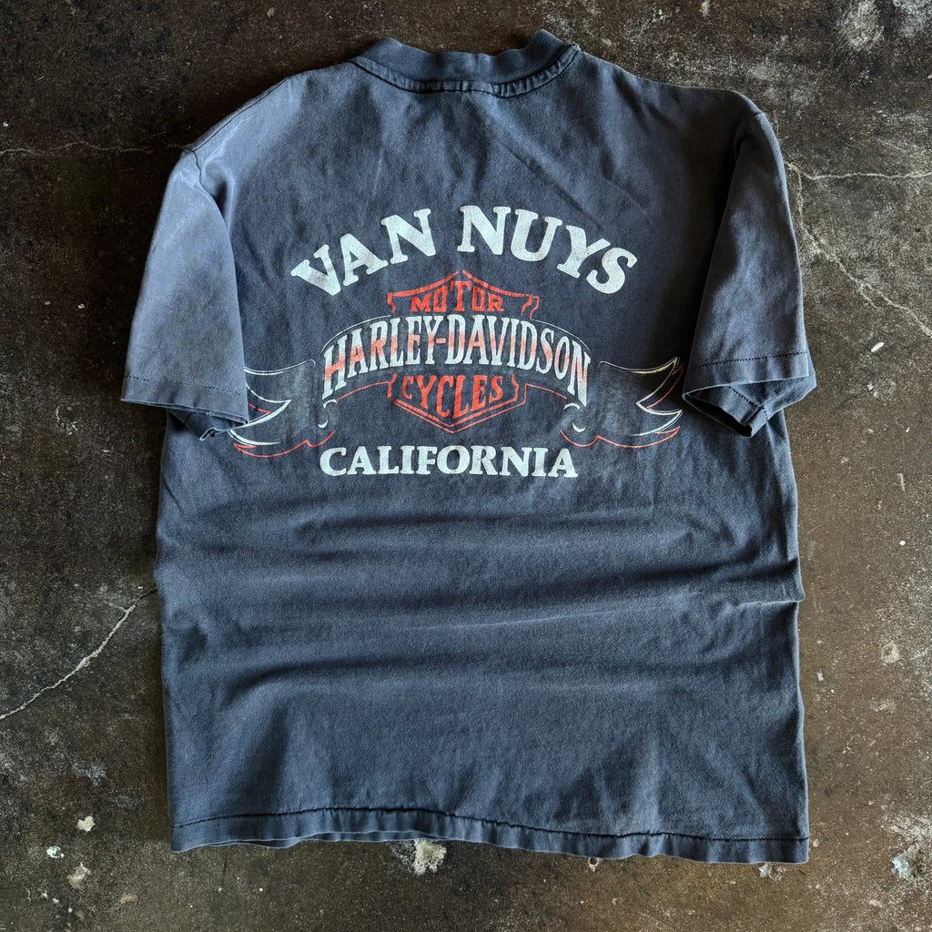 80’s Harley Righteous Ride Eagle Faded Tee (L)