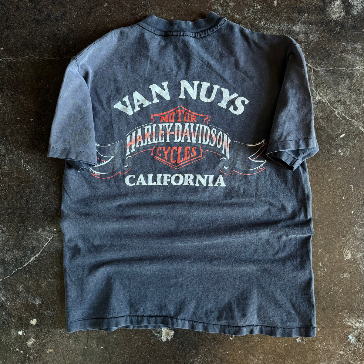 80’s Harley Righteous Ride Eagle Faded Tee (L)
