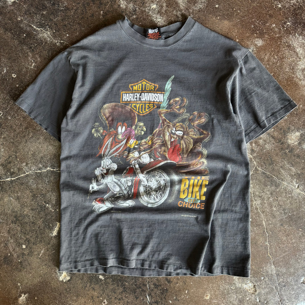 90’s Harley Looney Tunes Sun Faded NY Tee (L)