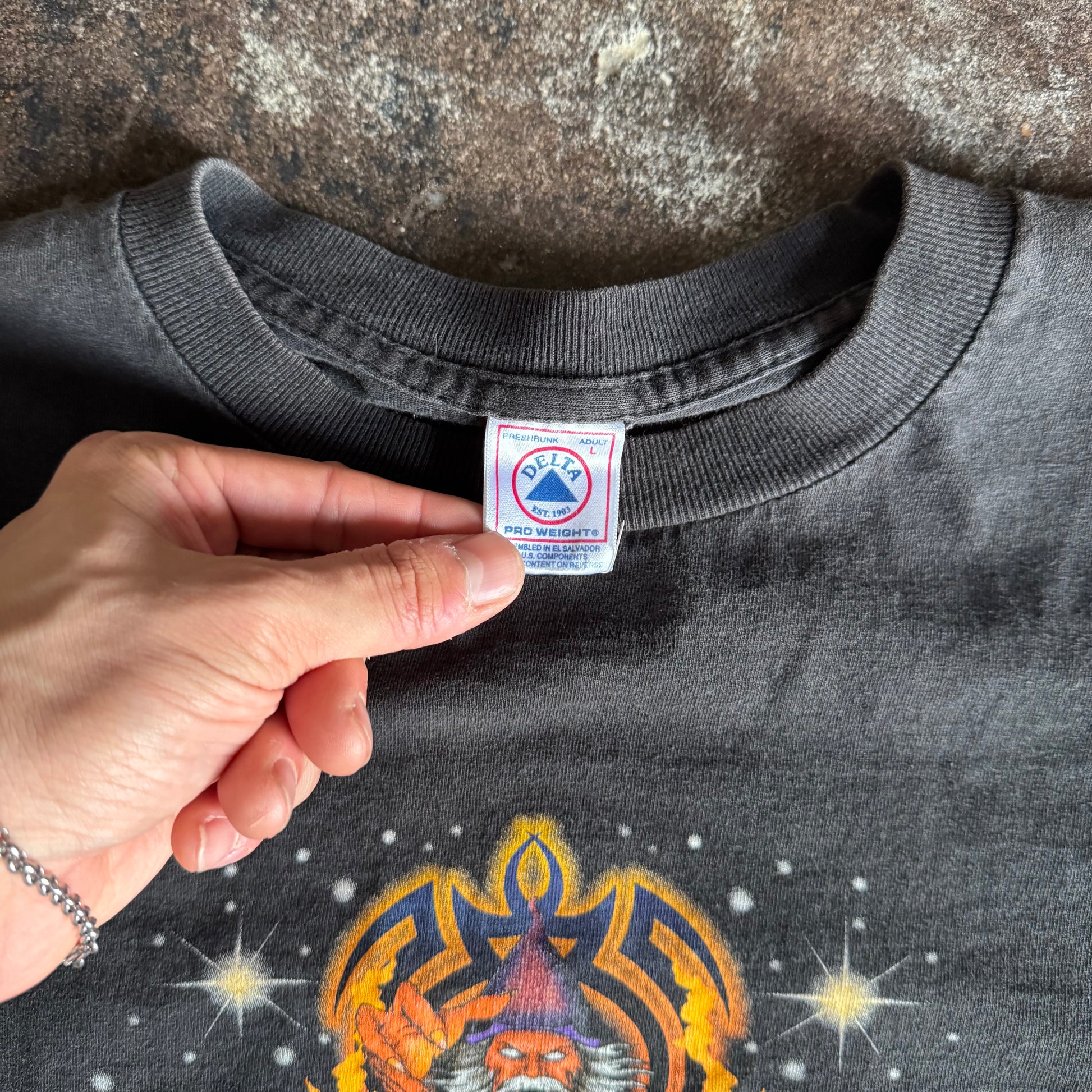 Y2K Bike Week Wizard Casting Spells Longsleeve (L)