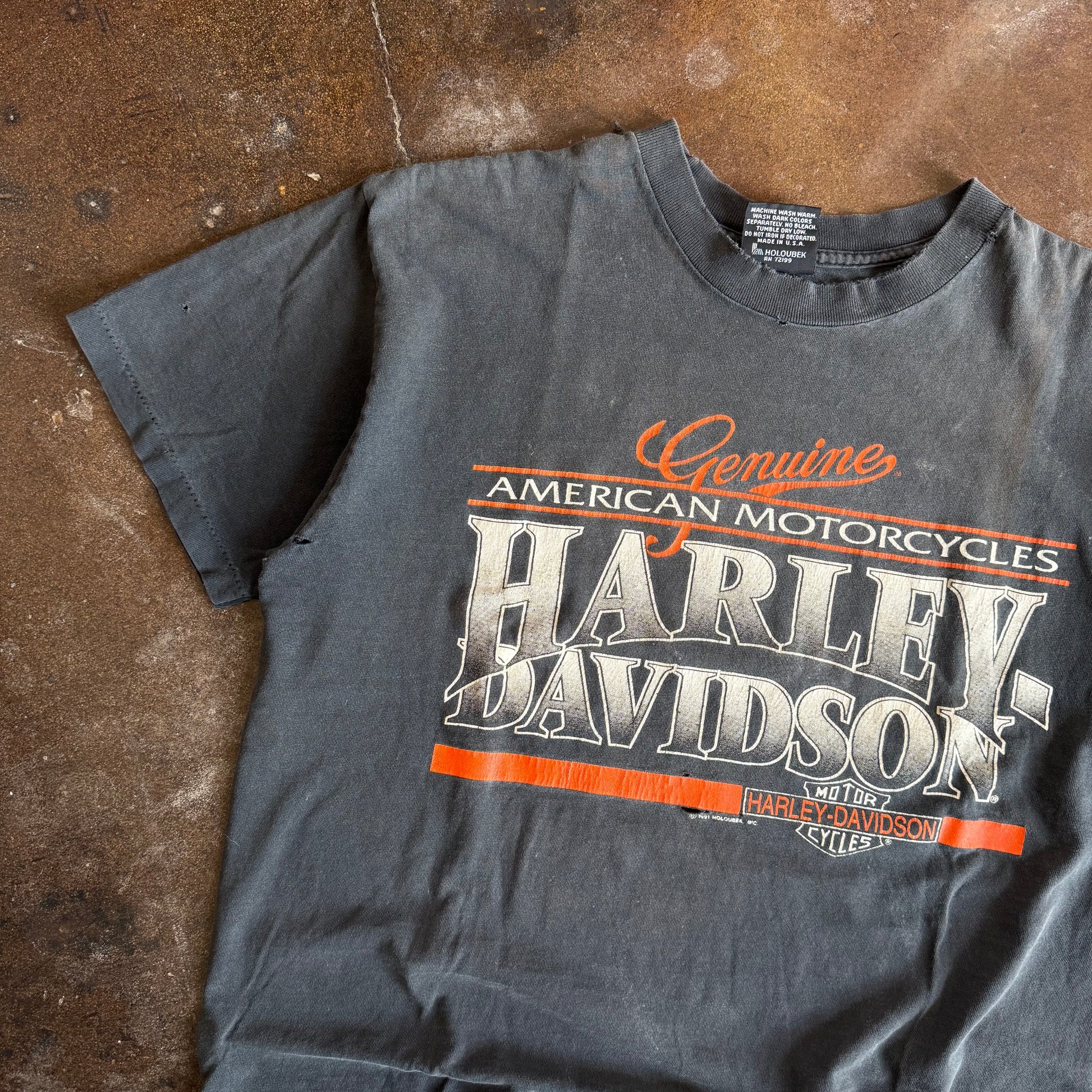 90’s Harley Maverick Sun Faded Tee (L)