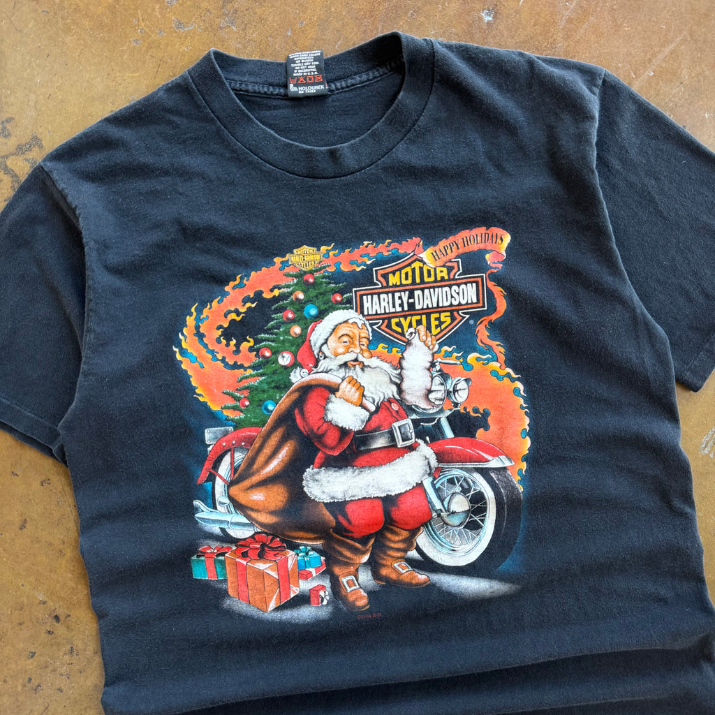 90’s Harley Happy Holidays Santa Tee (L)