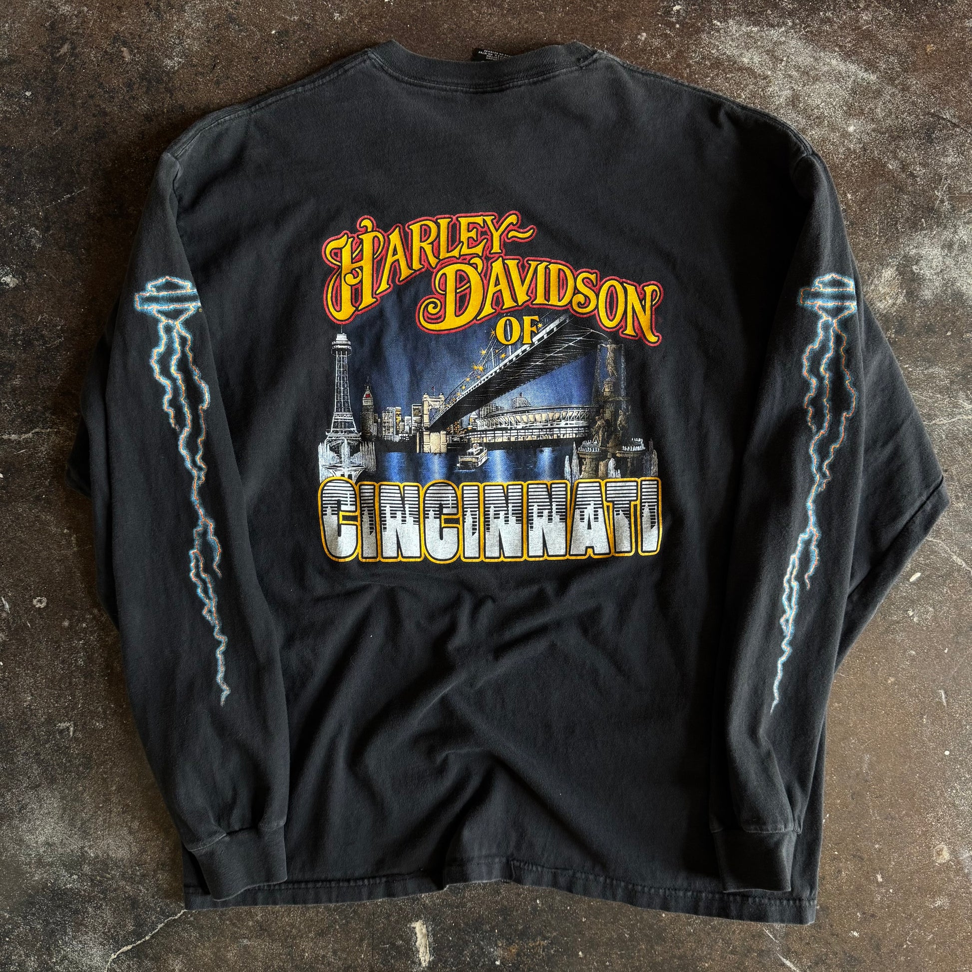 Y2K Harley “Make Some Noise” Lighting Longsleeve (XL)