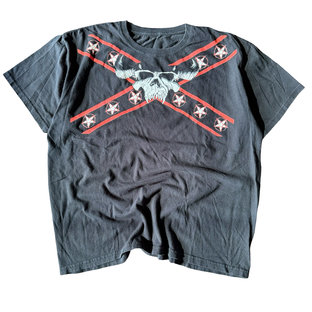 Y2K Danzig Flag Band Tour Tee Size XL