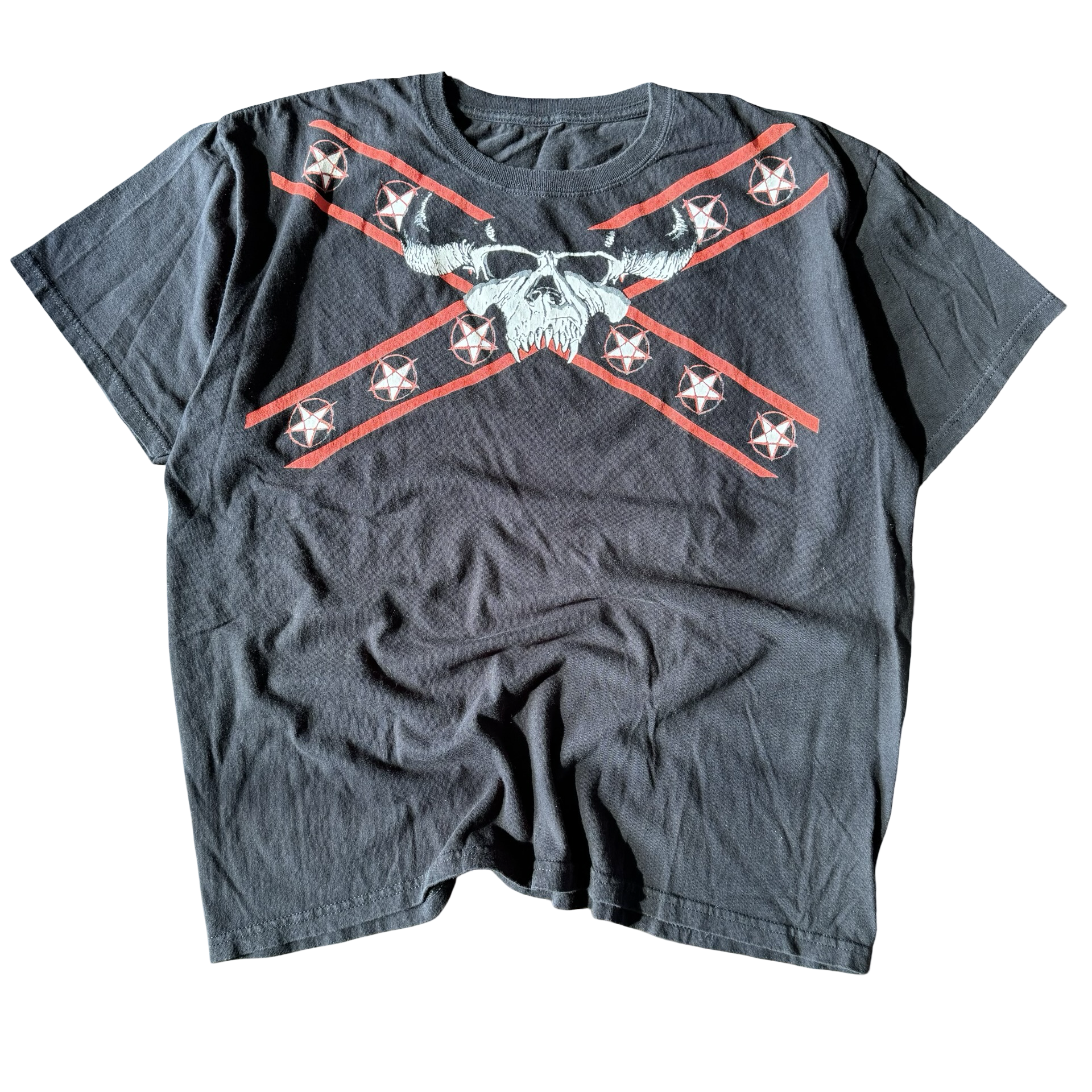 Y2K Danzig Flag Band Tour Tee Size XL