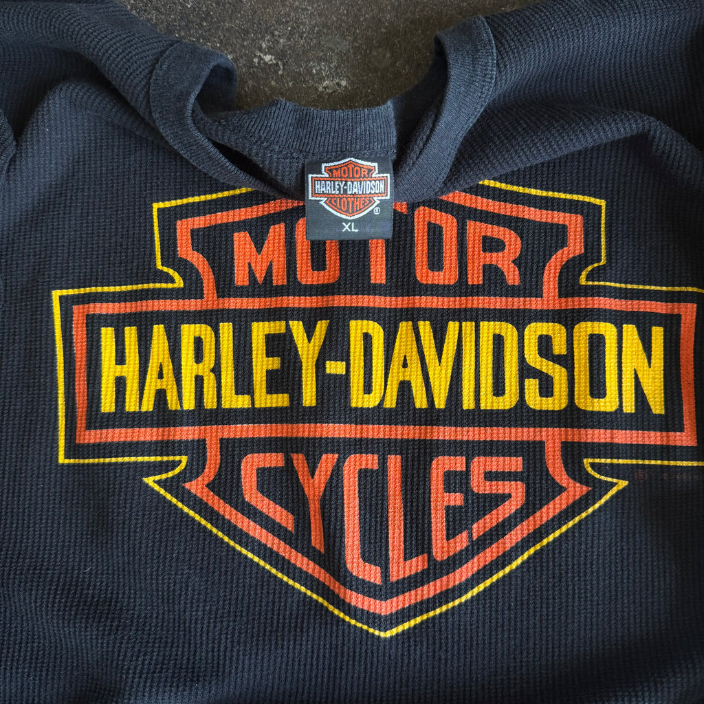 80’s Harley Cape Fear Flame Thermal Longsleeve (XL)