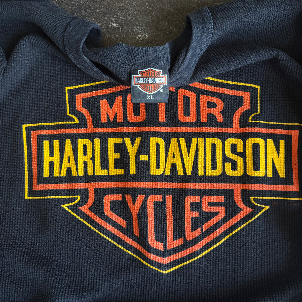 80’s Harley Cape Fear Flame Thermal Longsleeve (XL)