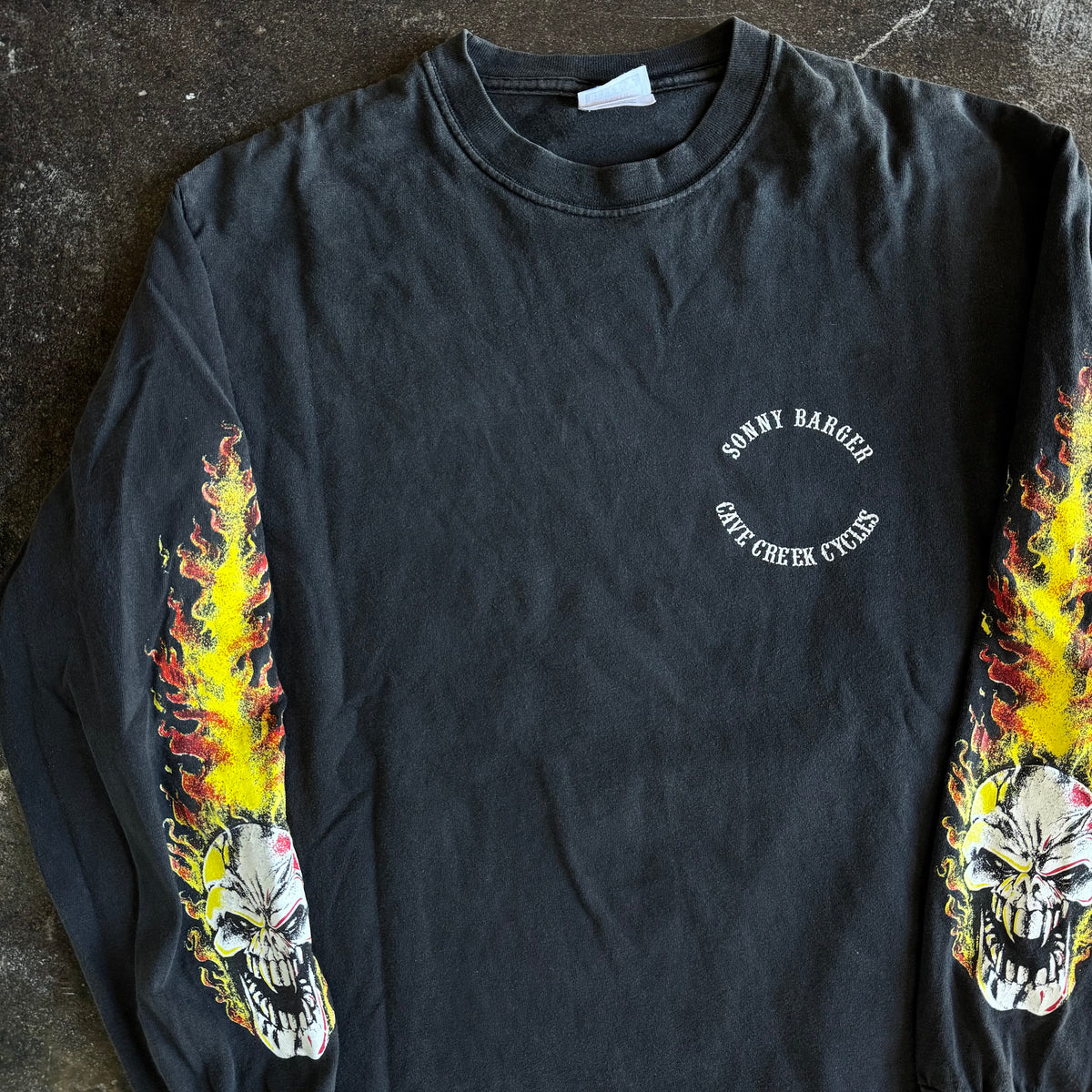 90’s Sonny Barger Cave Creek Flame Longsleeve (M/L)
