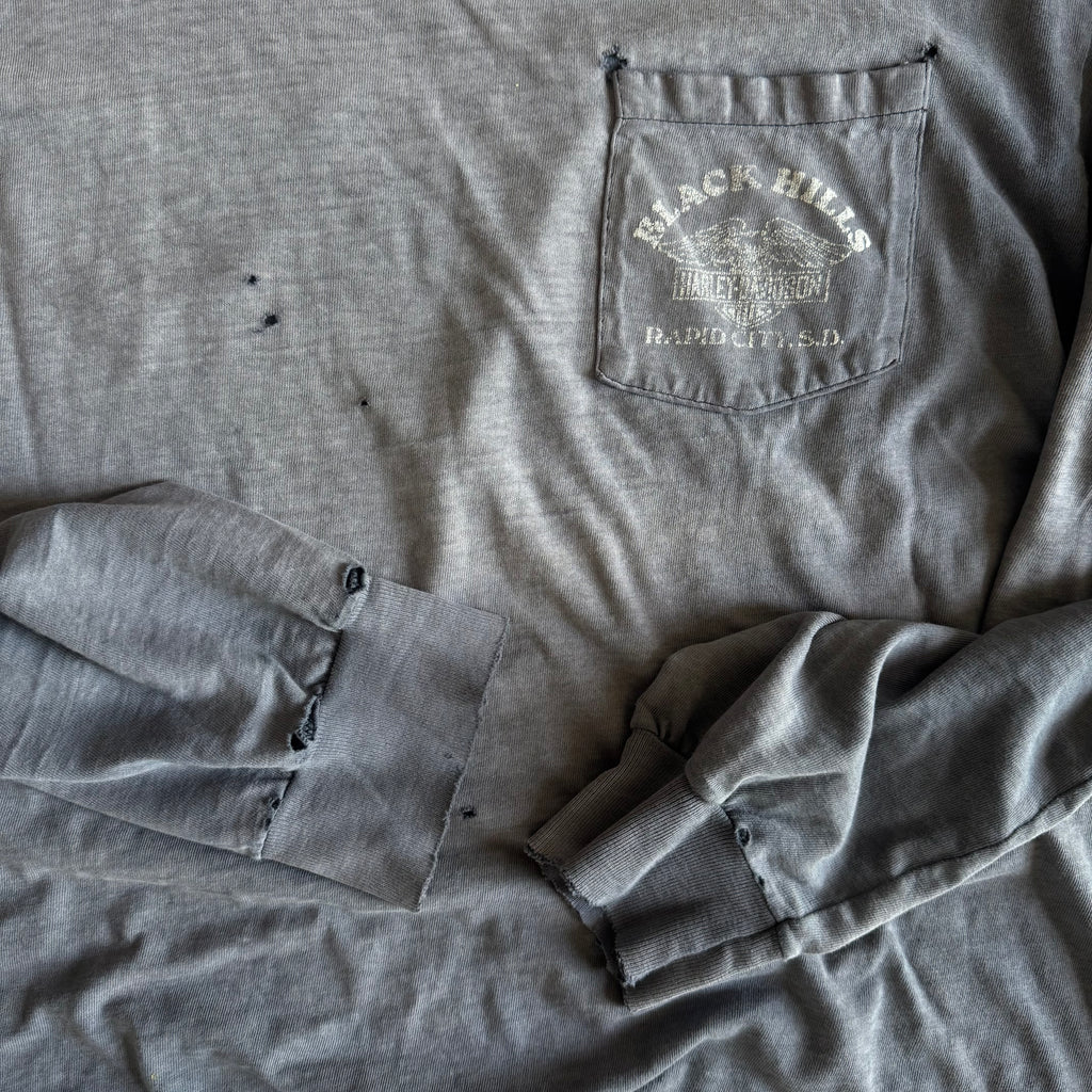 80’s Harley Real Steel Faded & Thrashed Longsleeve (XL)