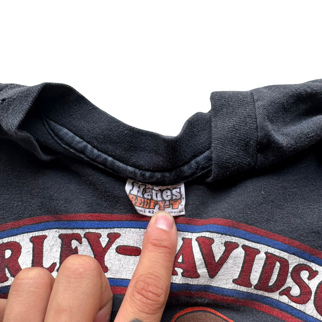 70’s Harley Established Eagle Indiana Tee Size L