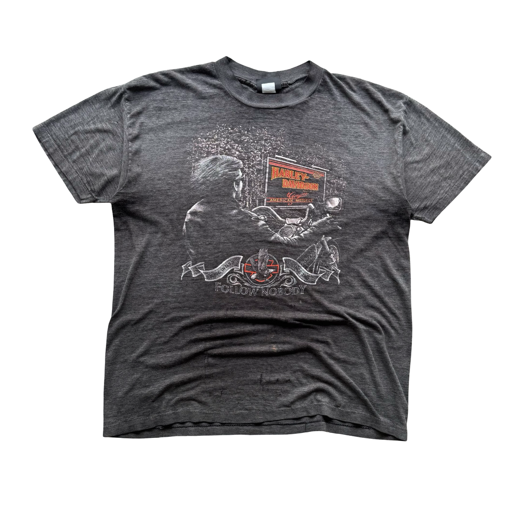80’s Harley “Follow Nobody” Freedom Tee Size XL