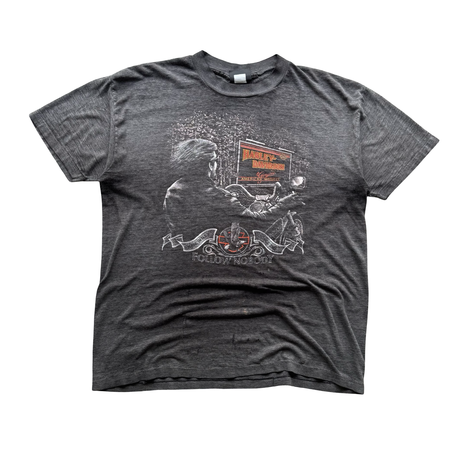 80’s Harley “Follow Nobody” Freedom Tee Size XL
