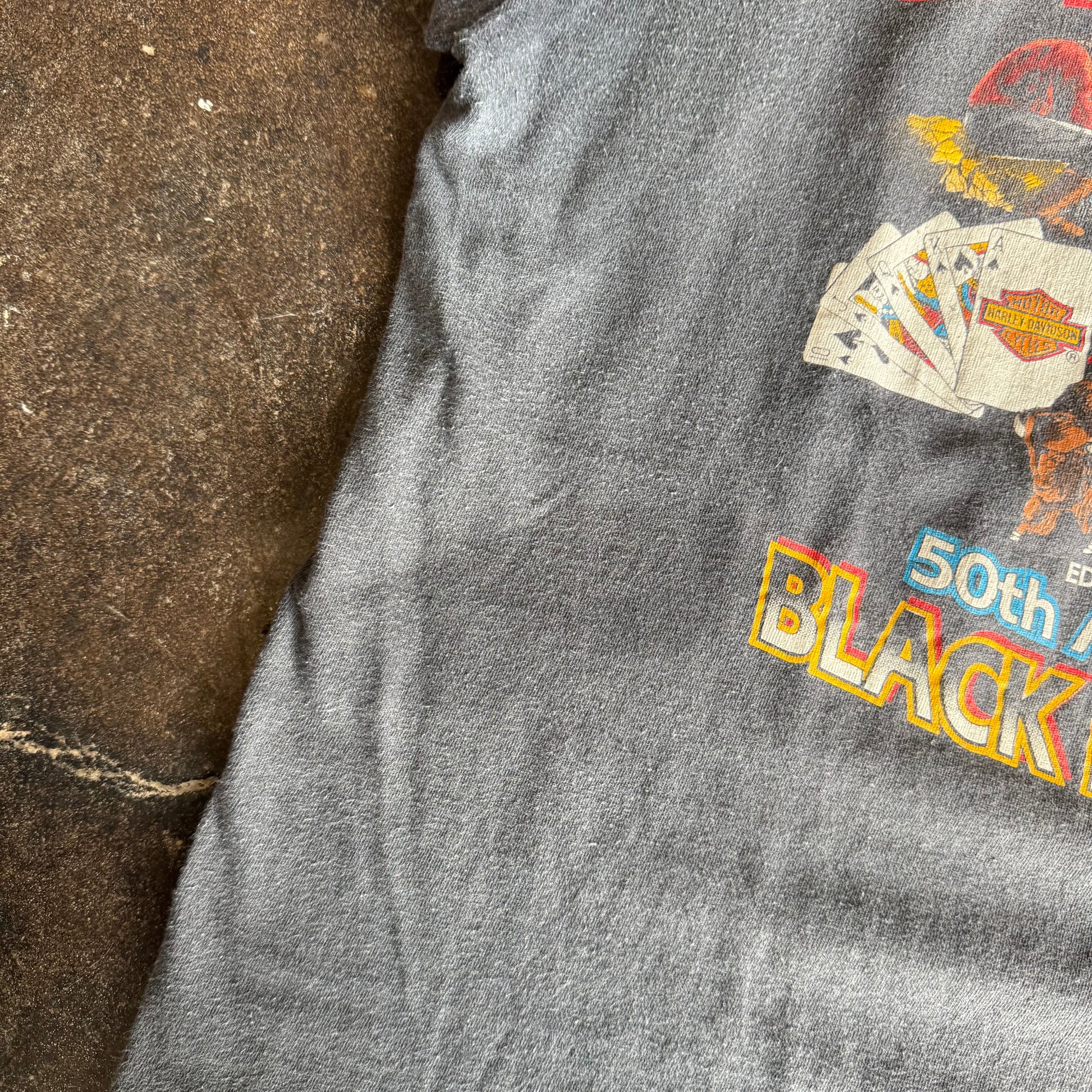 90’s Harley Sturgis Black Hills Sun Faded Tee (XL)