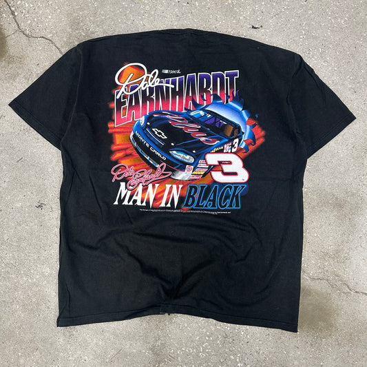 Nascar Dale Earnhardt Man in Black Tee