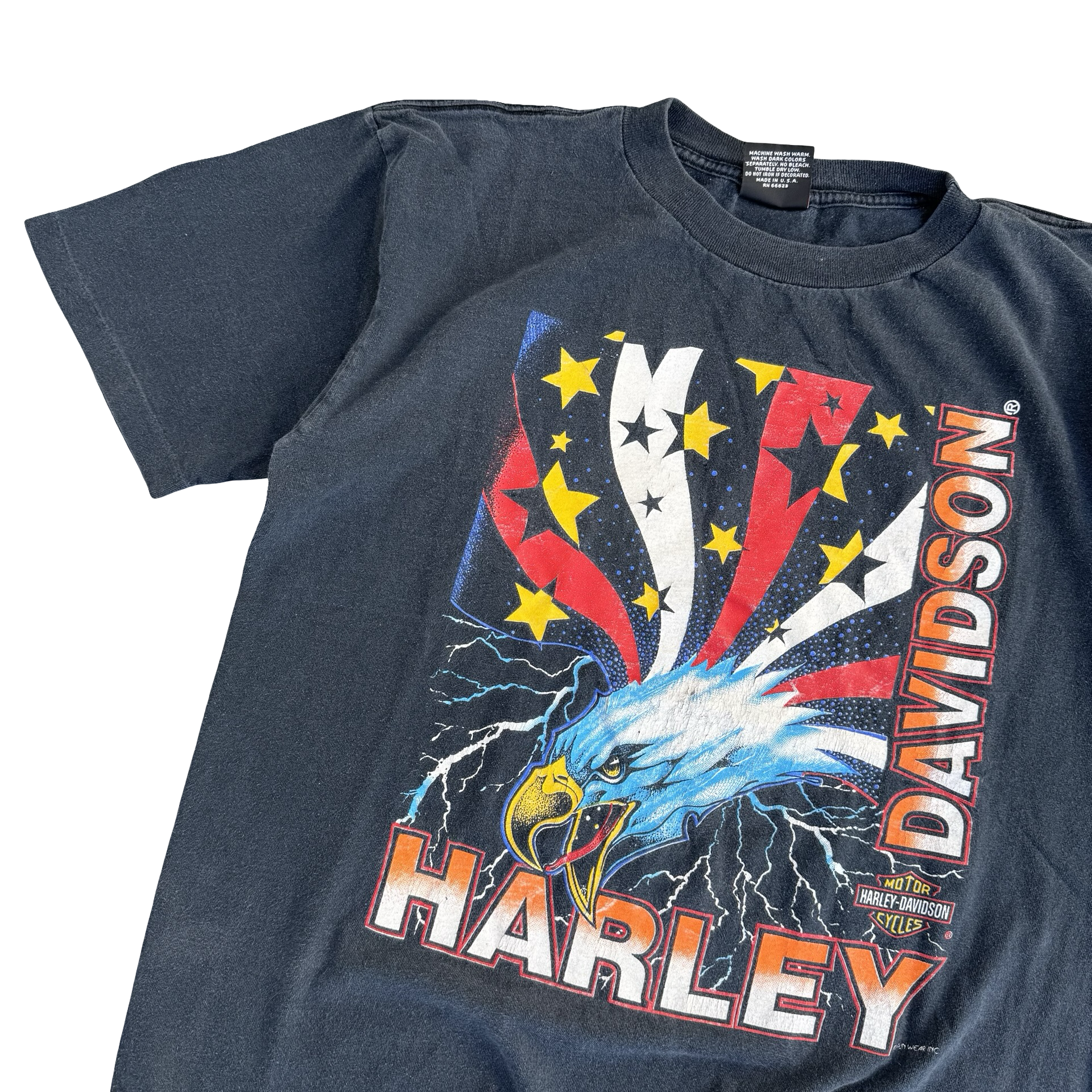 90’s Harley USA Eagle Stars Tee Size L