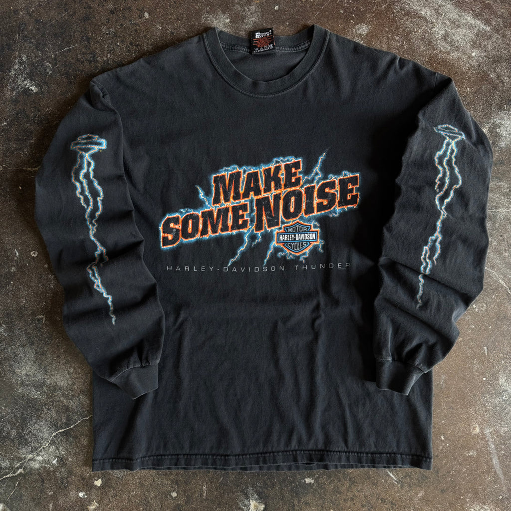 Y2K Harley “Make Some Noise” Lighting Longsleeve (XL)