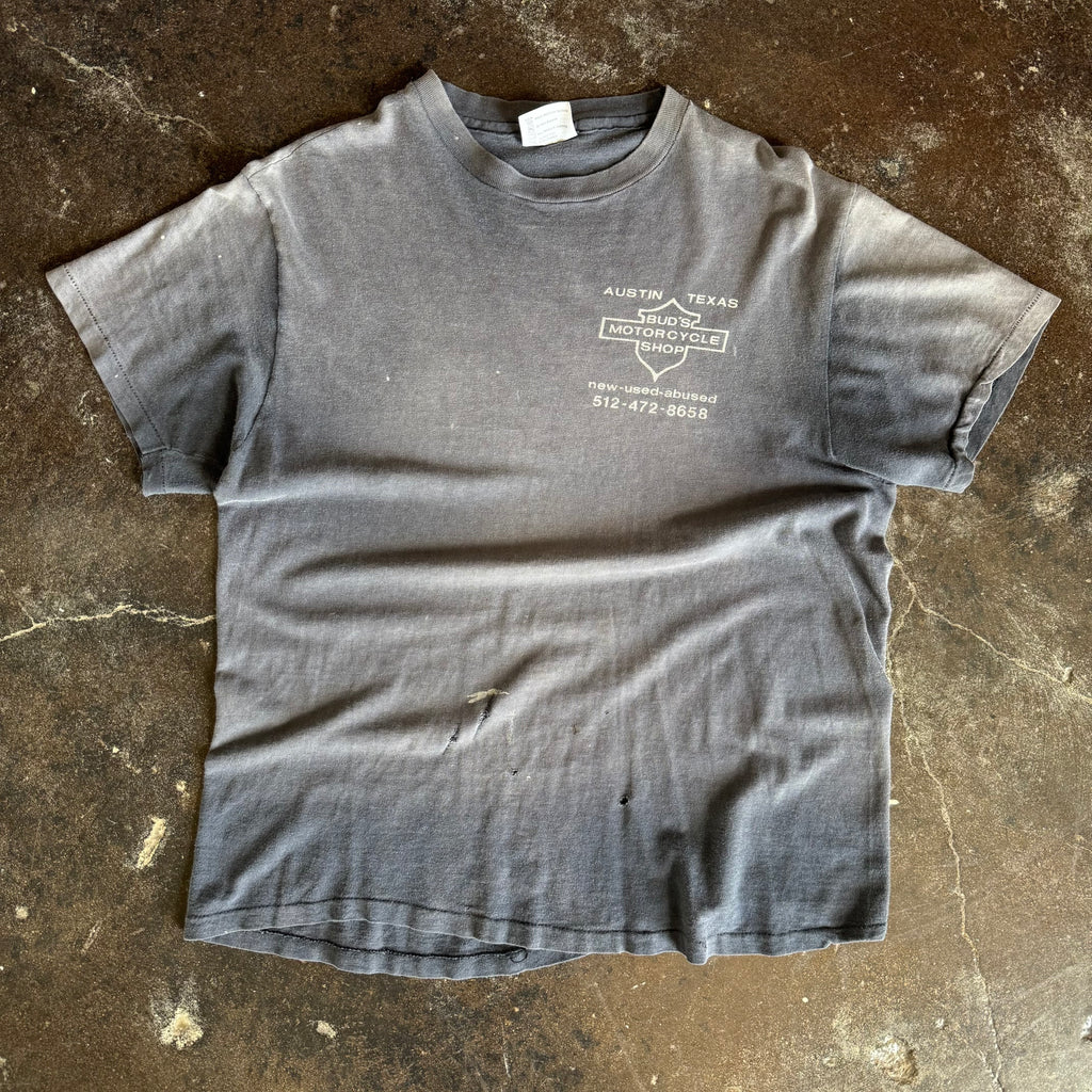 80’s Bud’s Motorcycle Shop Sun Faded Tee (M/L)